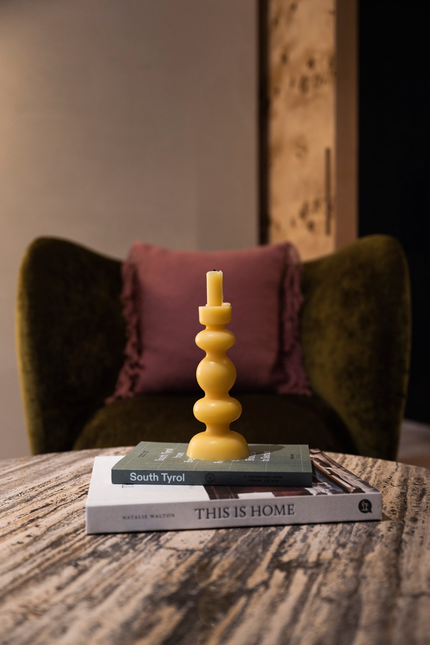 Beeswax Tower Candle