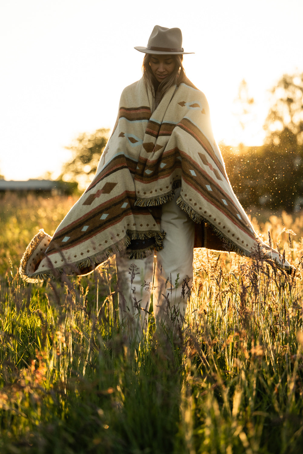Palms Cotton Blanket