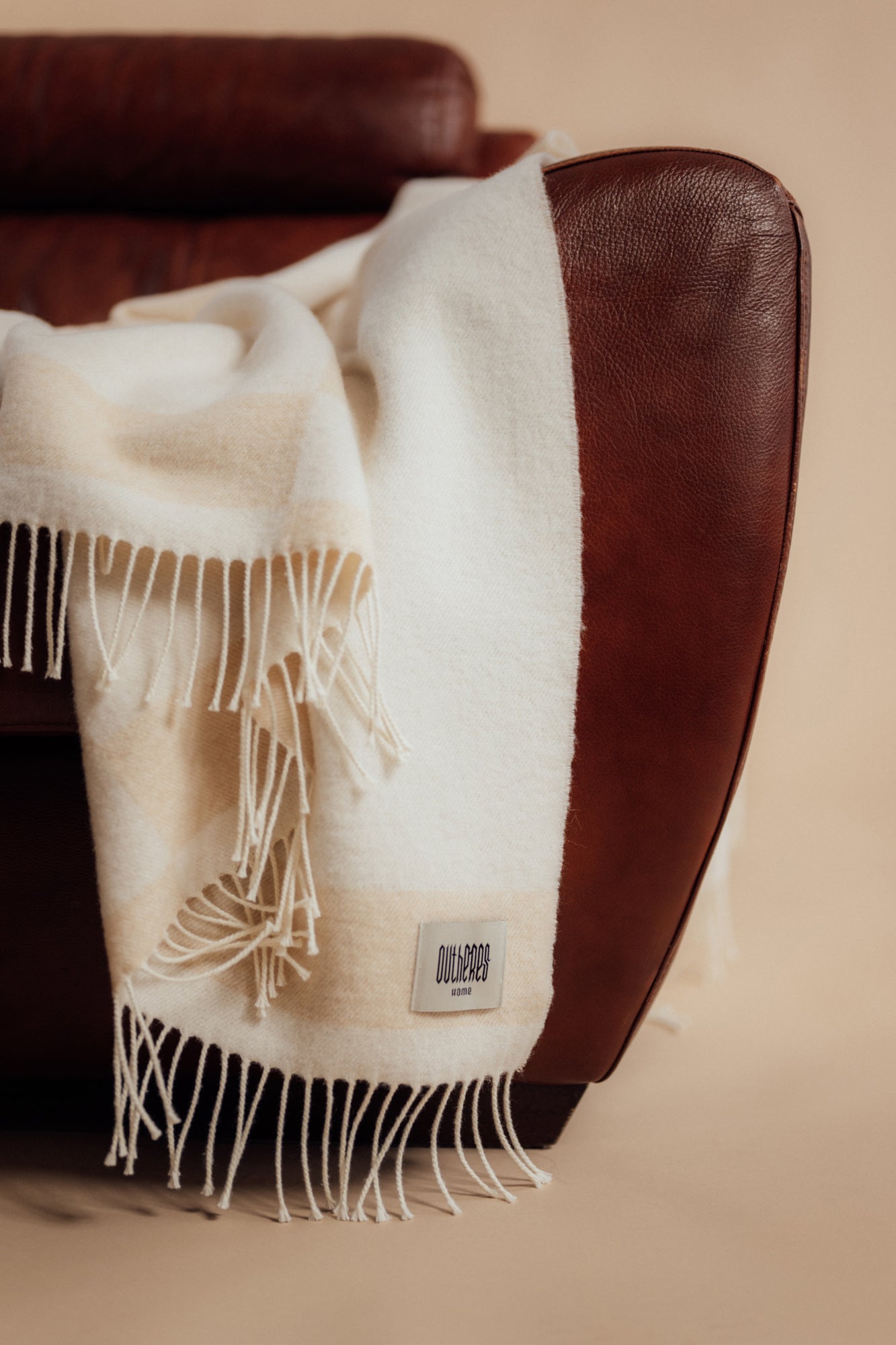 Hagen Cream Blanket