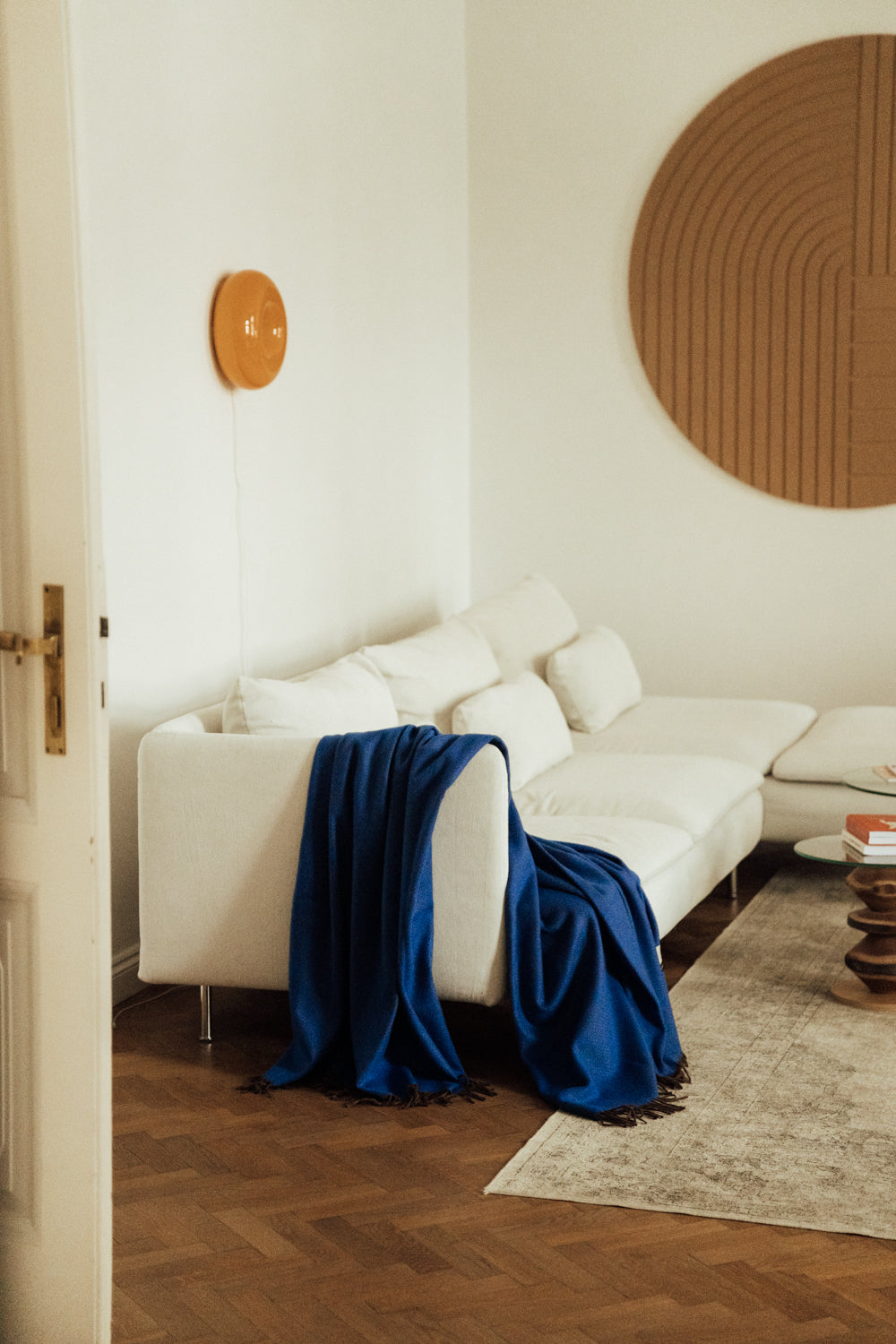 Luxurious Blanket made of extra fine merino wool