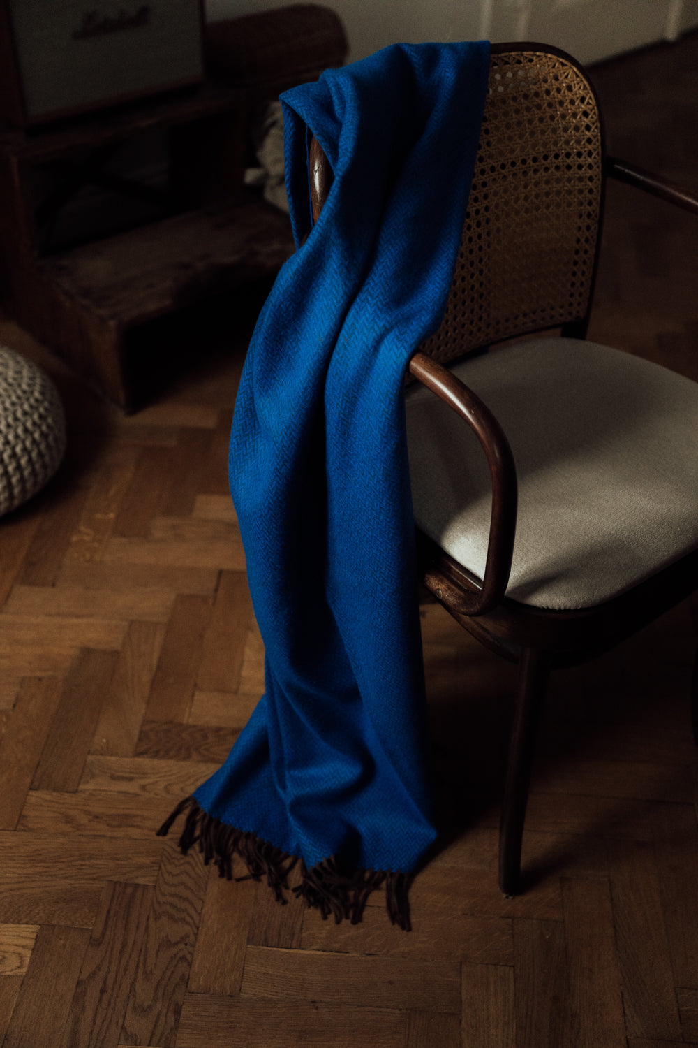 Luxurious Blanket made of extra fine merino wool