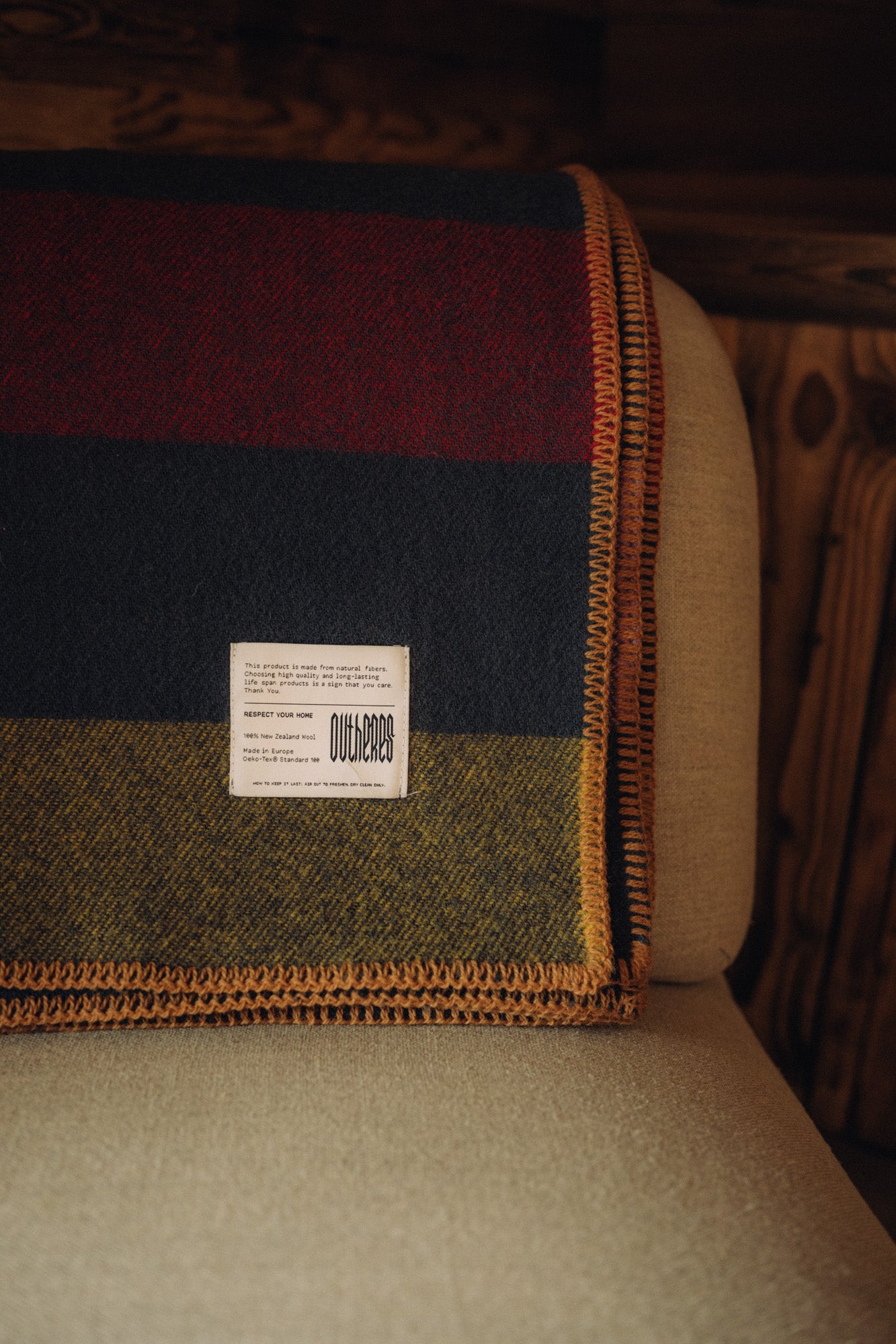 Koc wełniany Stripe