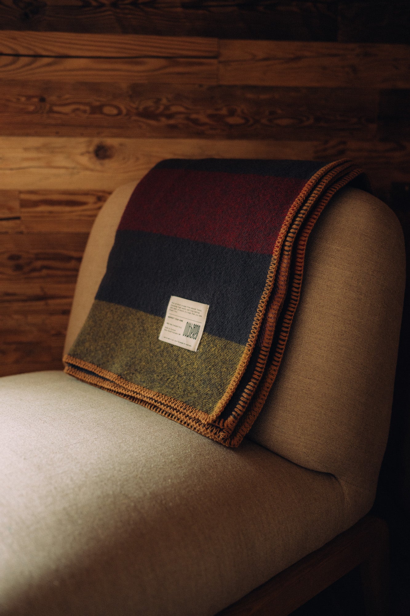 Koc wełniany Stripe