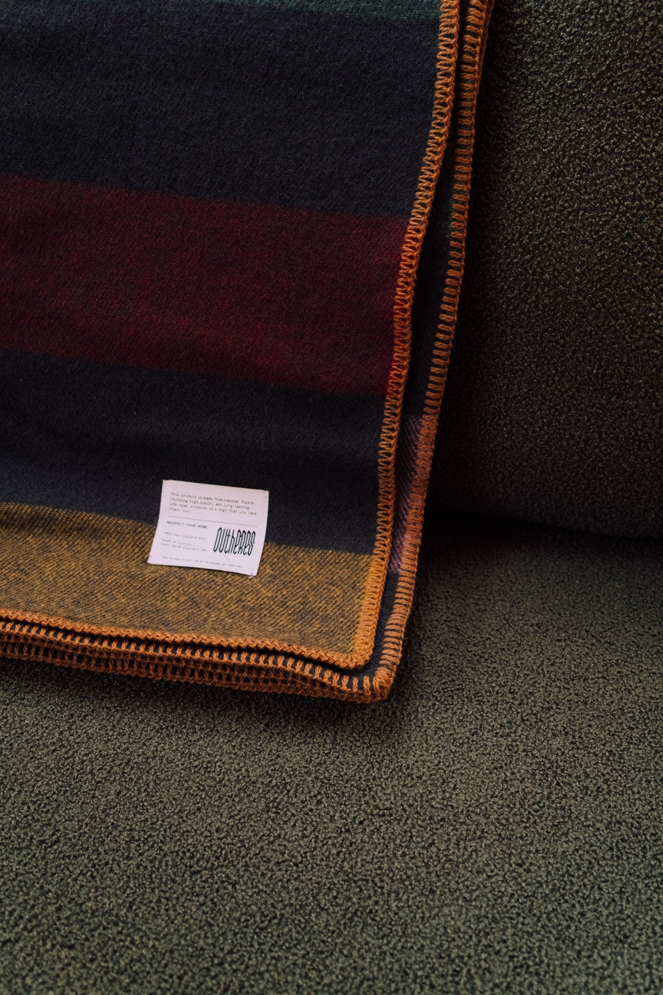 Koc wełniany Stripe