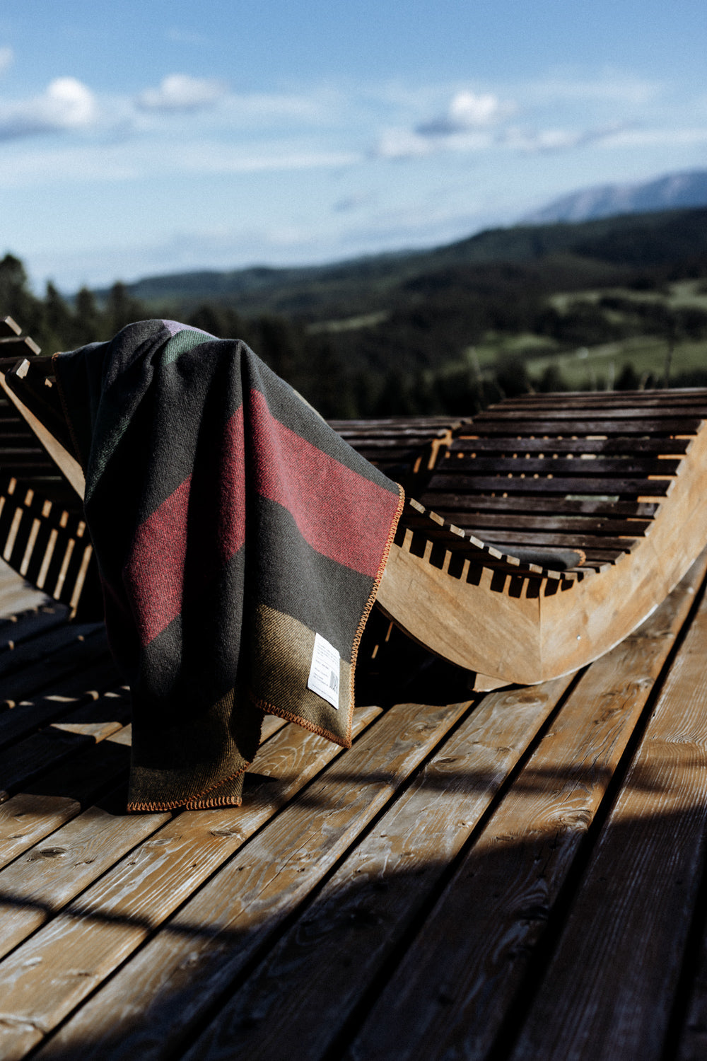 Koc wełniany Stripe