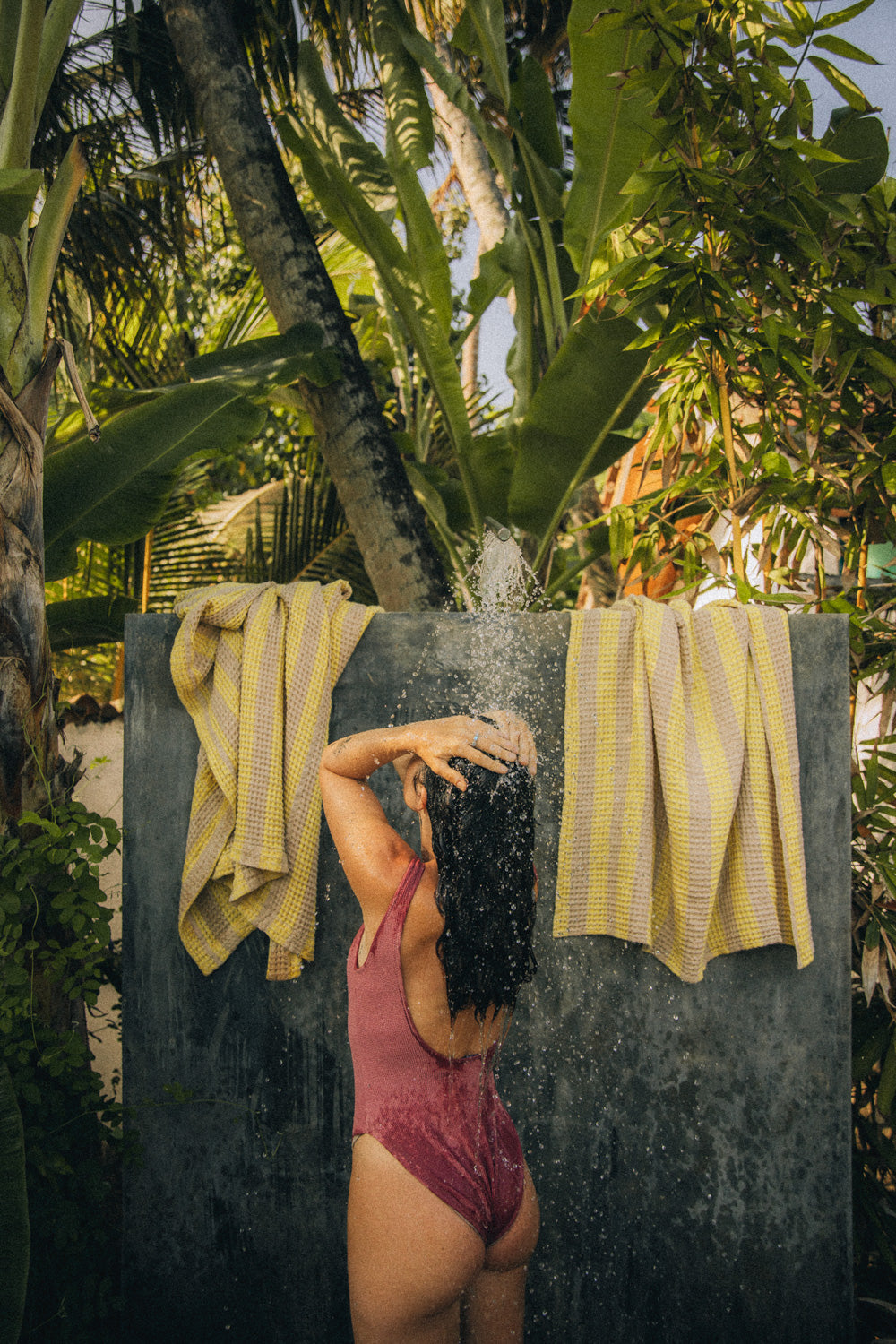Verao Brown Beach Towel