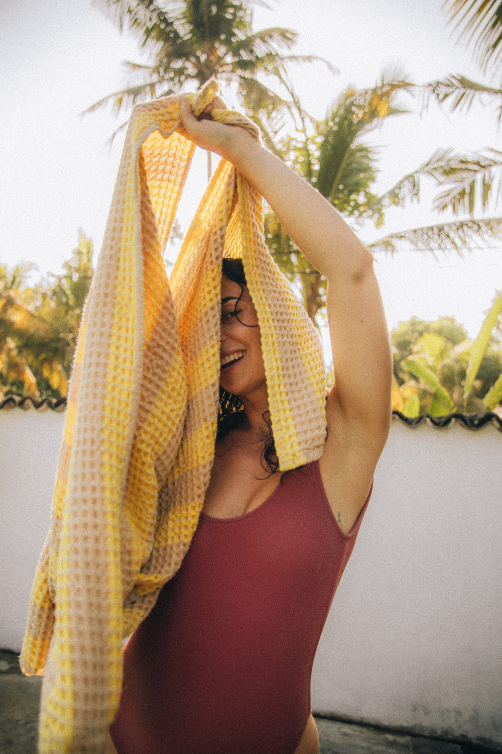 Verao Brown Beach Towel
