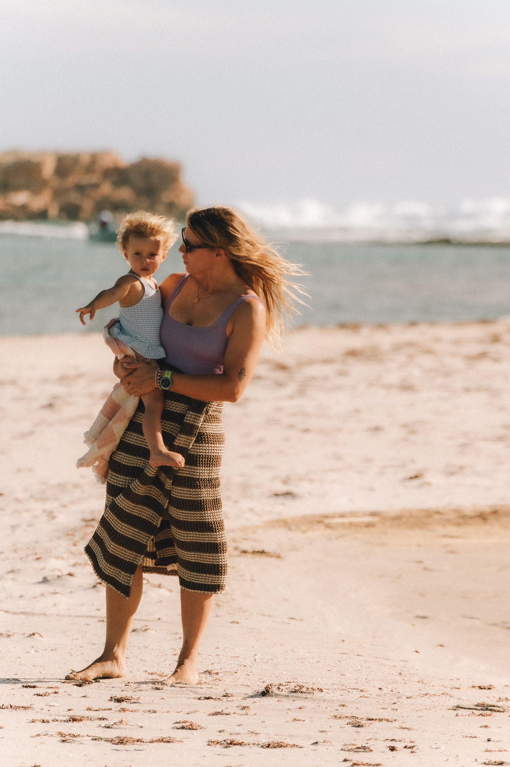 Verao Brown Beach Towel