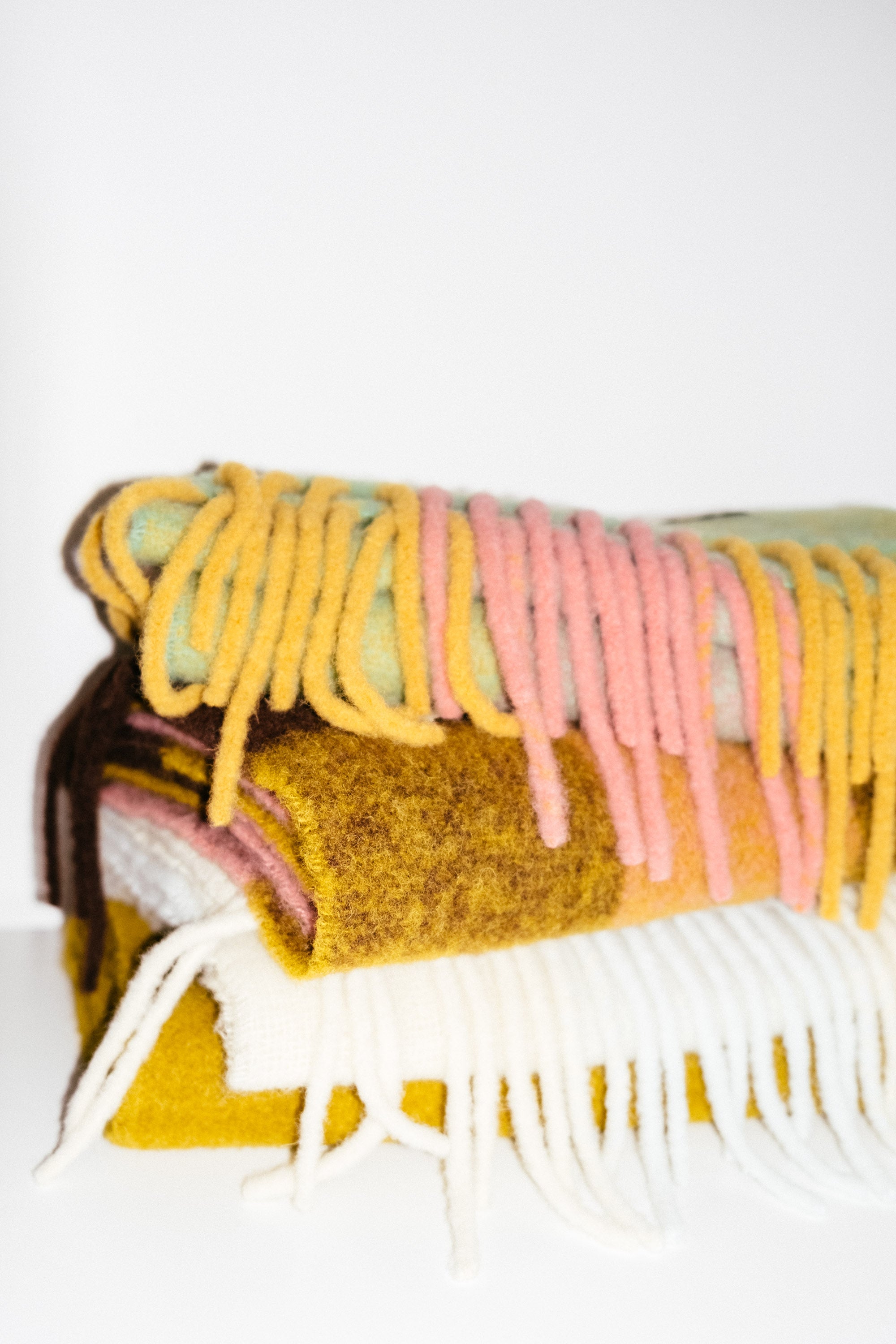 Brown Check Scarf