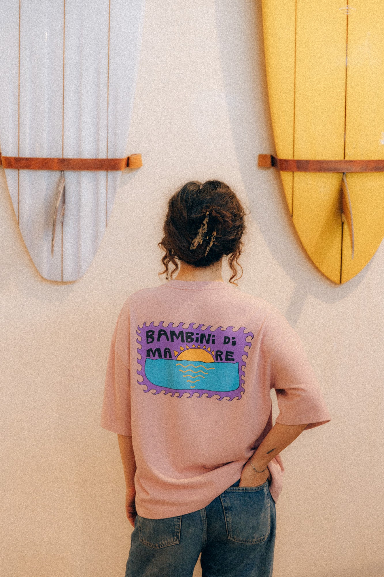 Bambini di Mare Pink Kush T-shirt