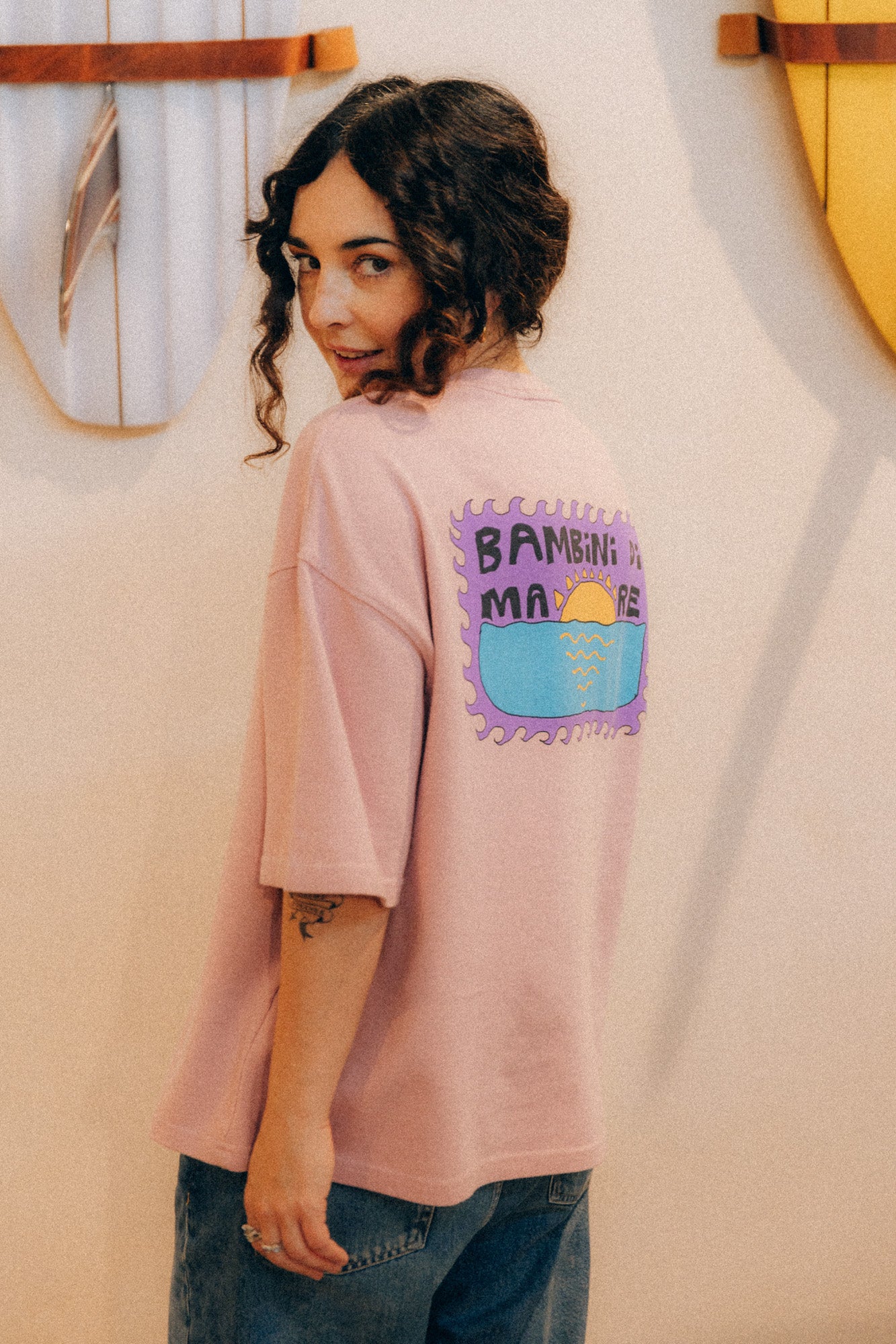Bambini di Mare Pink Kush T-shirt