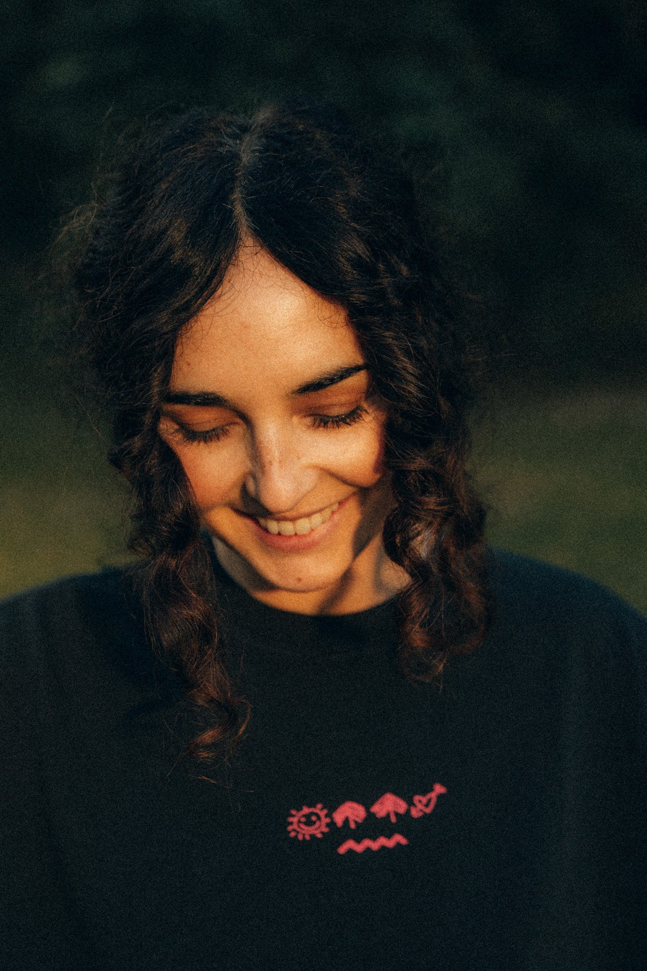 Bambini di Foresta Acid Black T-shirt