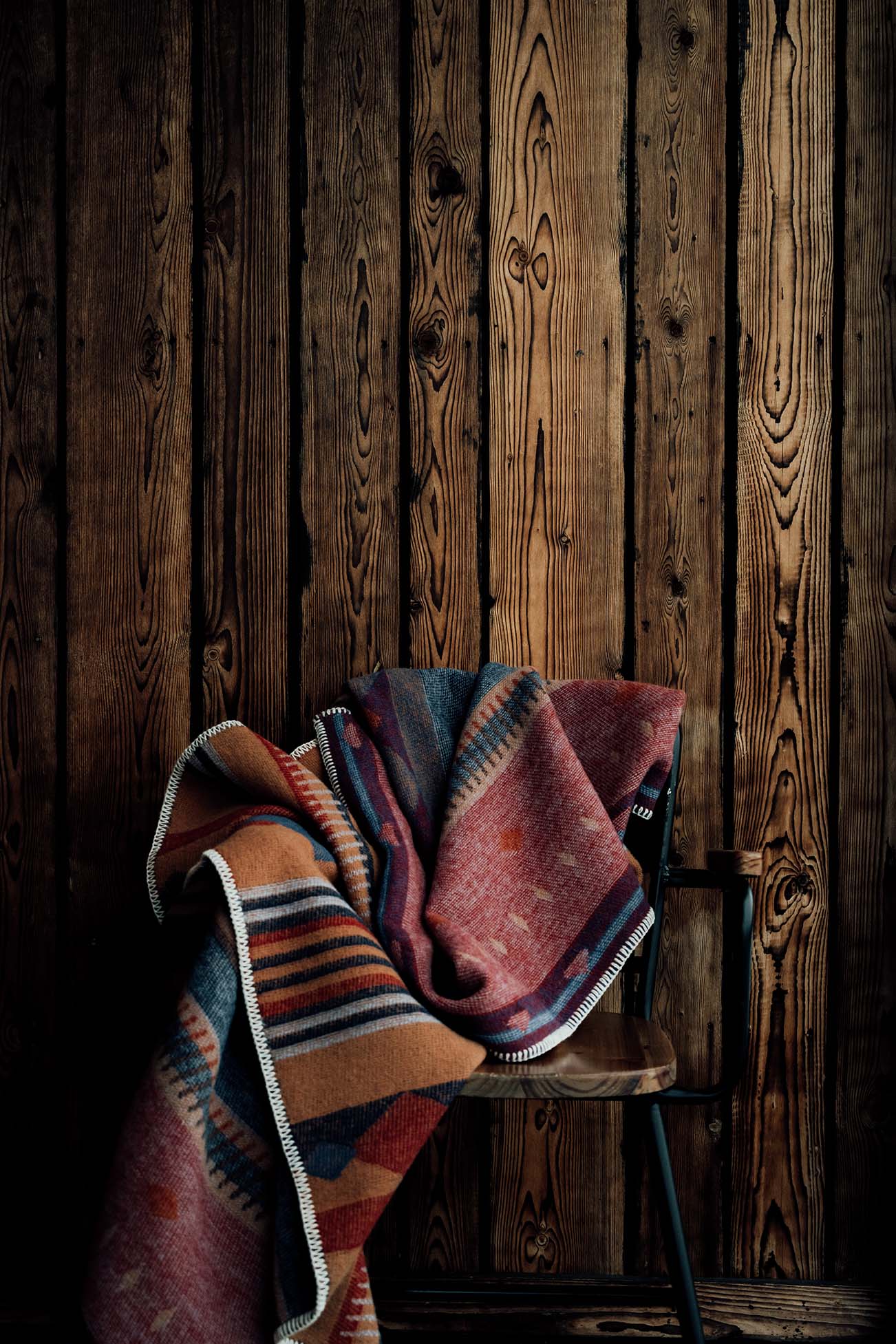 Peru Wool Blanket Brown