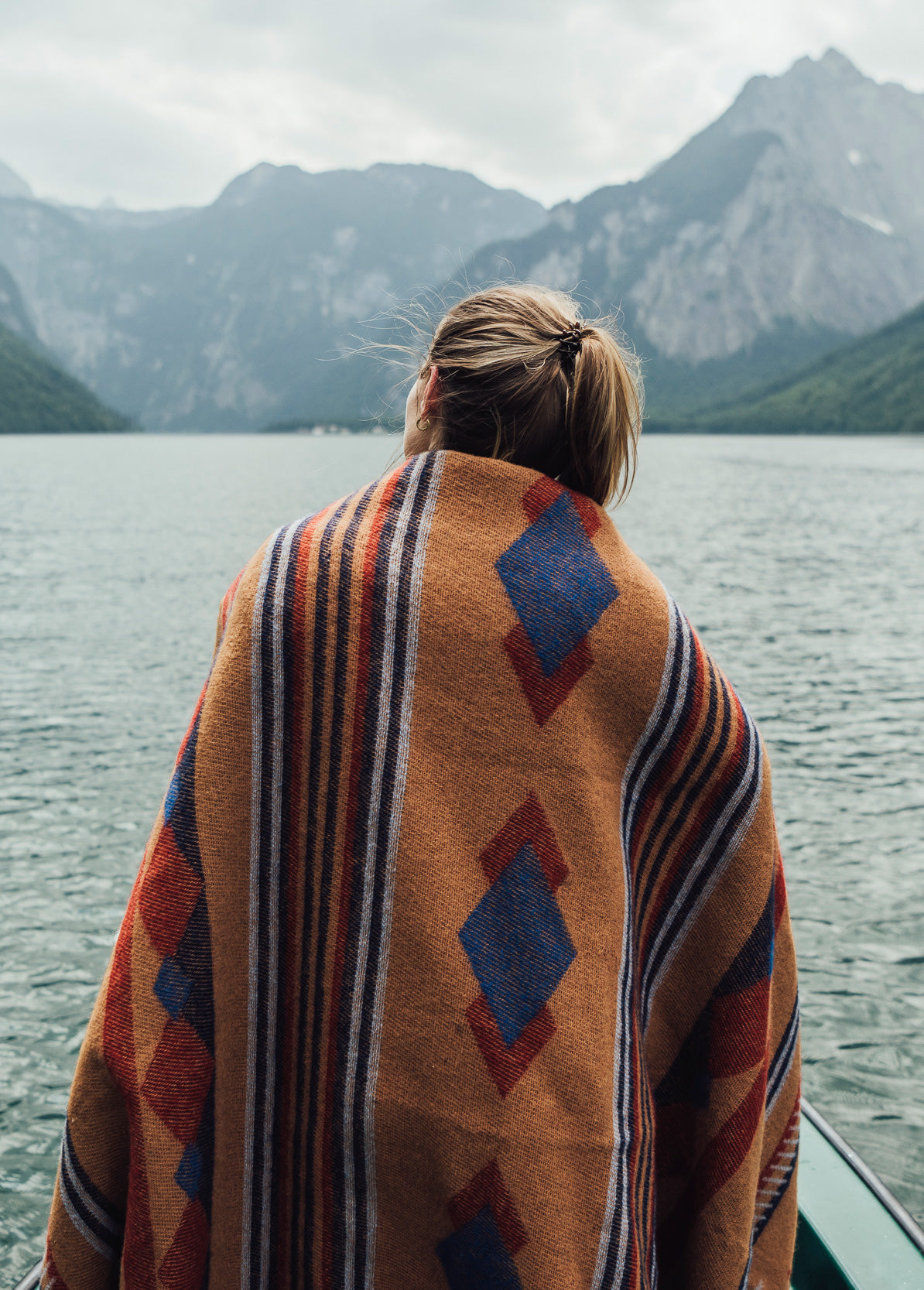 Peru Wool Blanket Brown