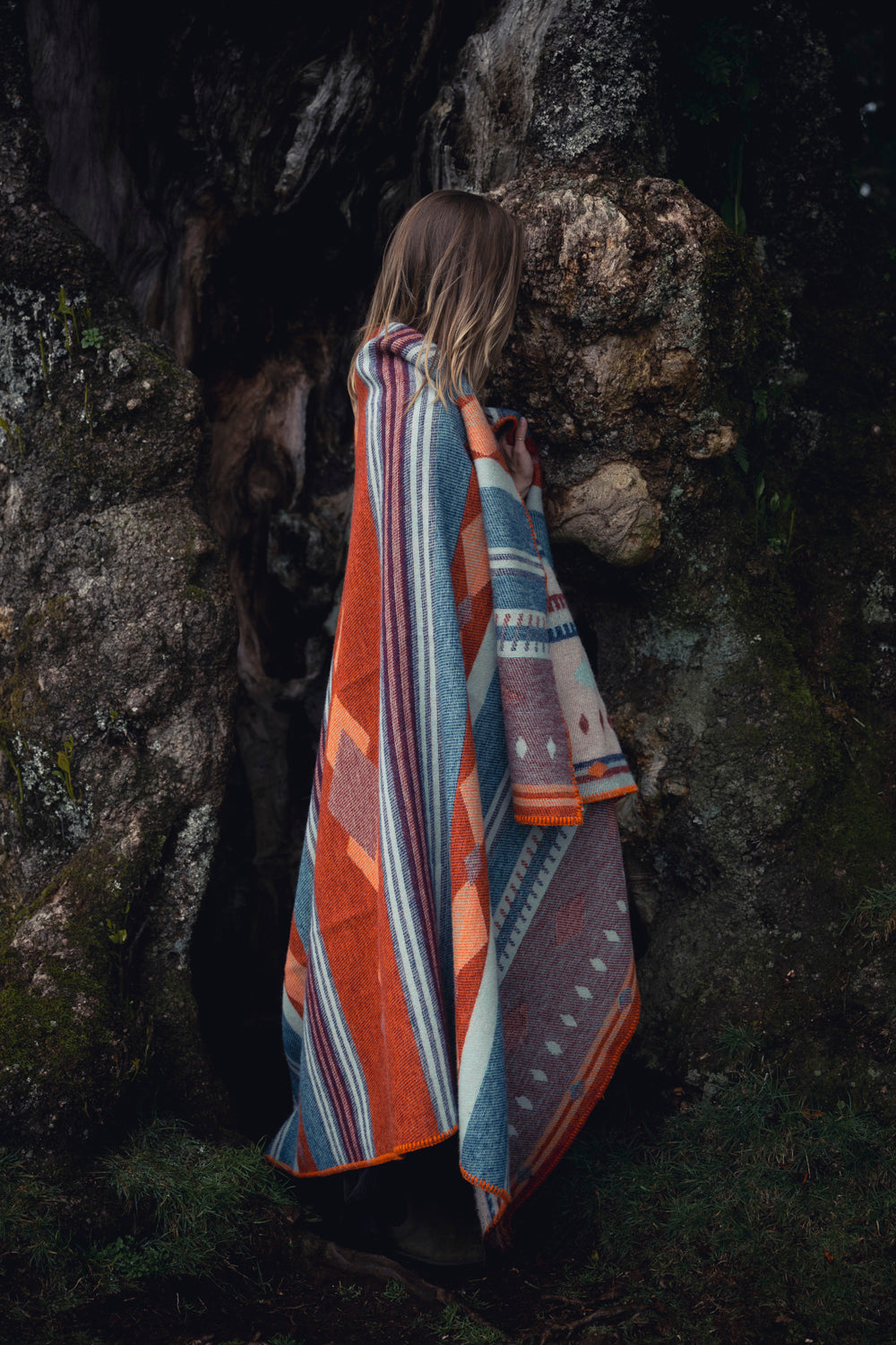 Peru Wool Blanket Brown