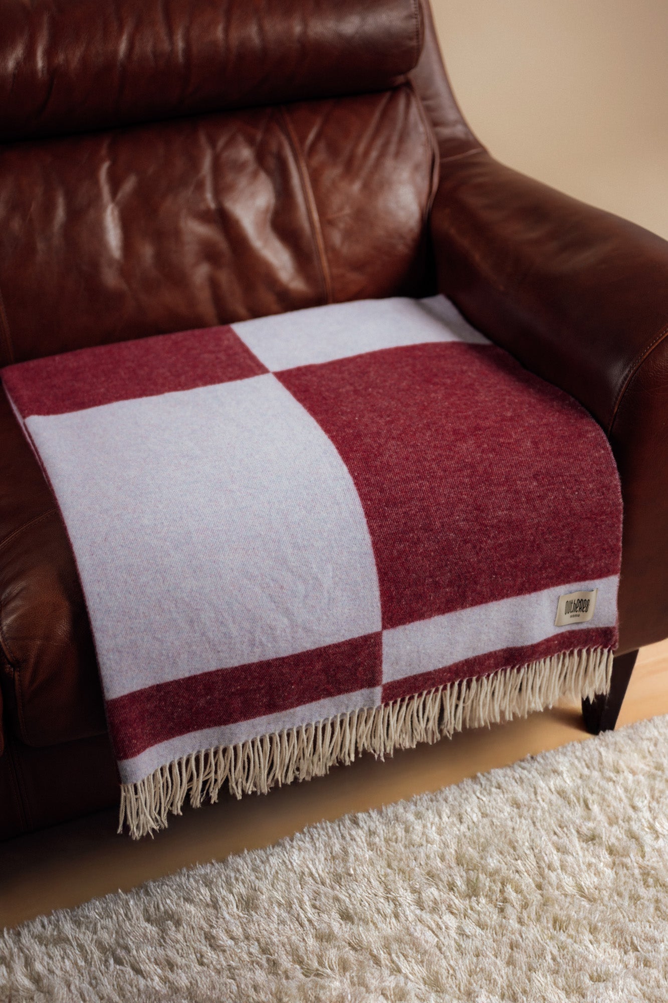 Hagen Blue Wine Blanket