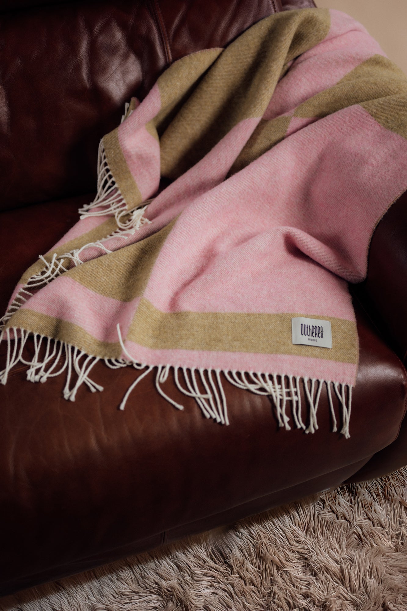 Hagen Blanket Lemonhaze Pink