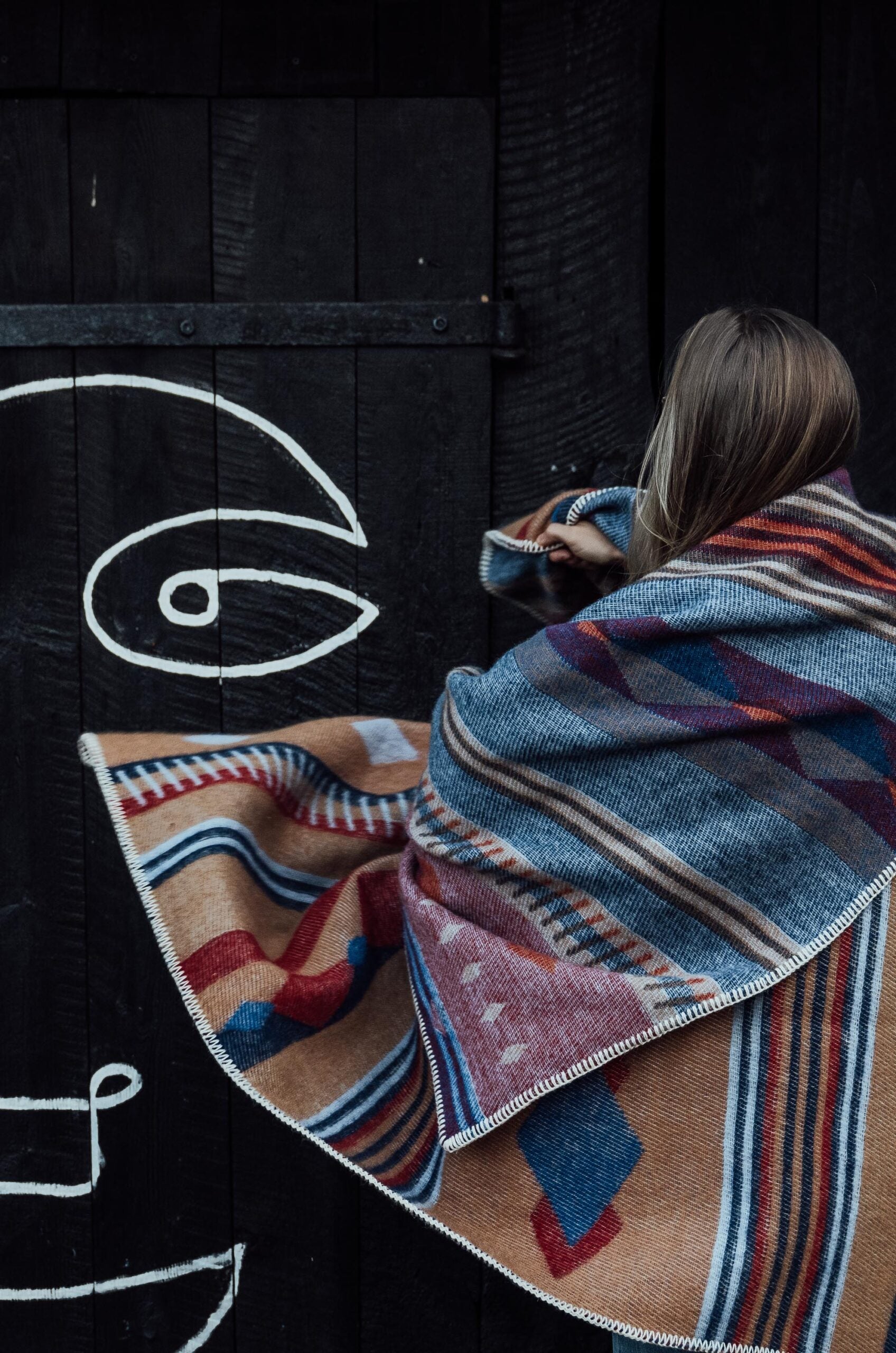 Peru Wool Blanket Brown