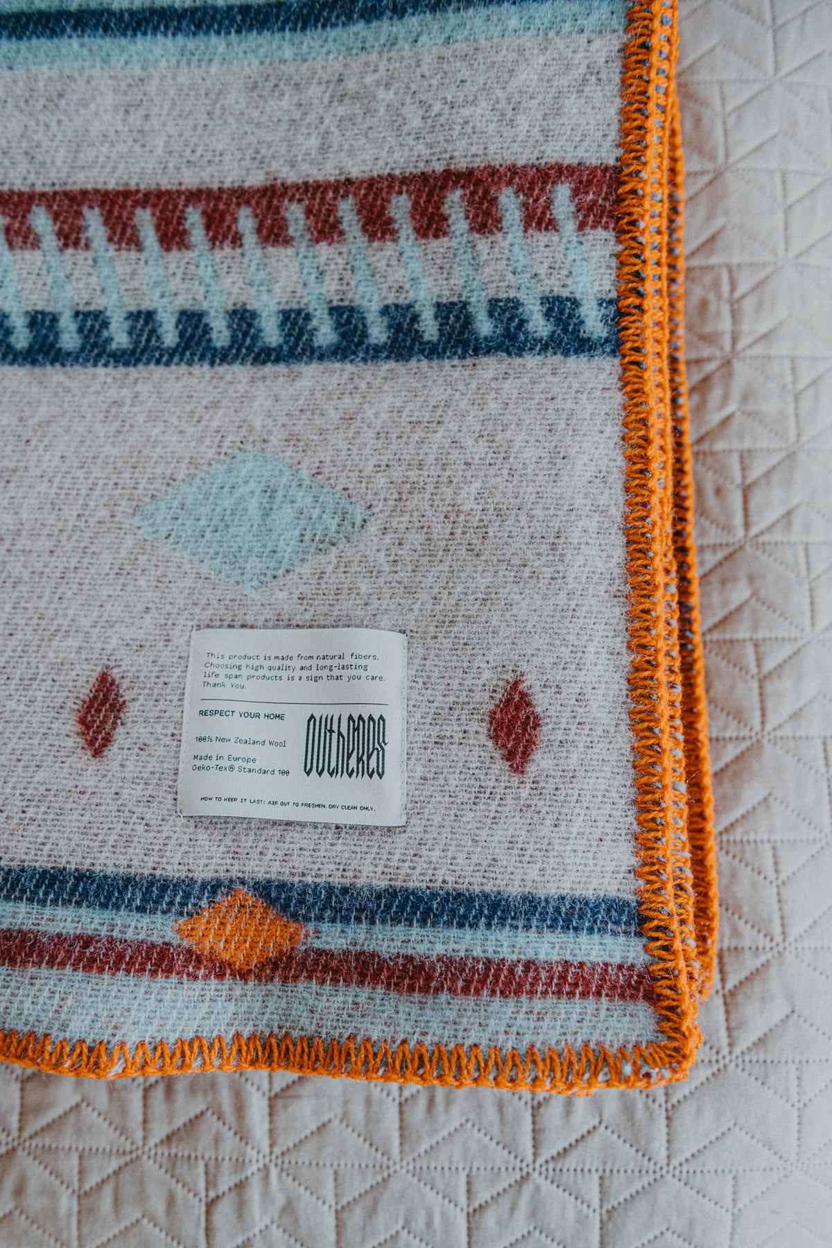 Peru Wool Blanket 140x200  Beige