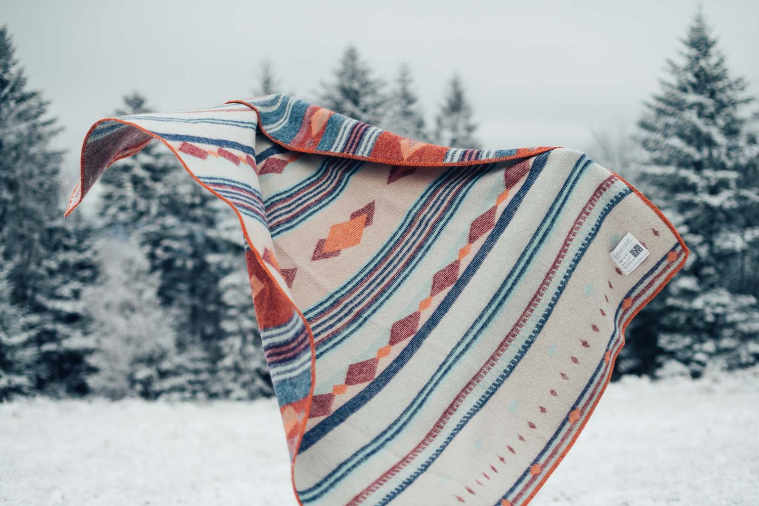 Peru Wool Blanket Brown