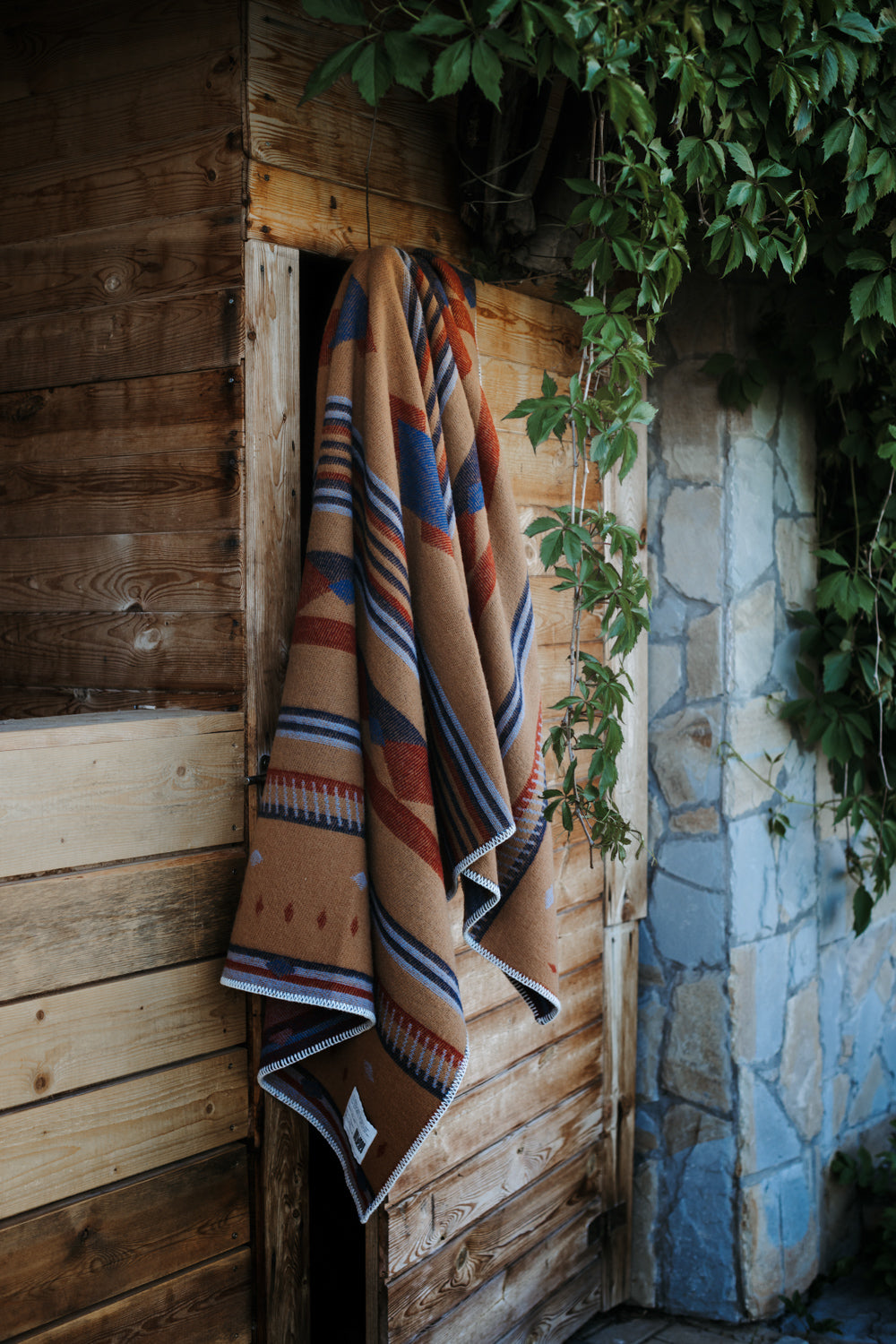 Peru Wool Blanket Brown