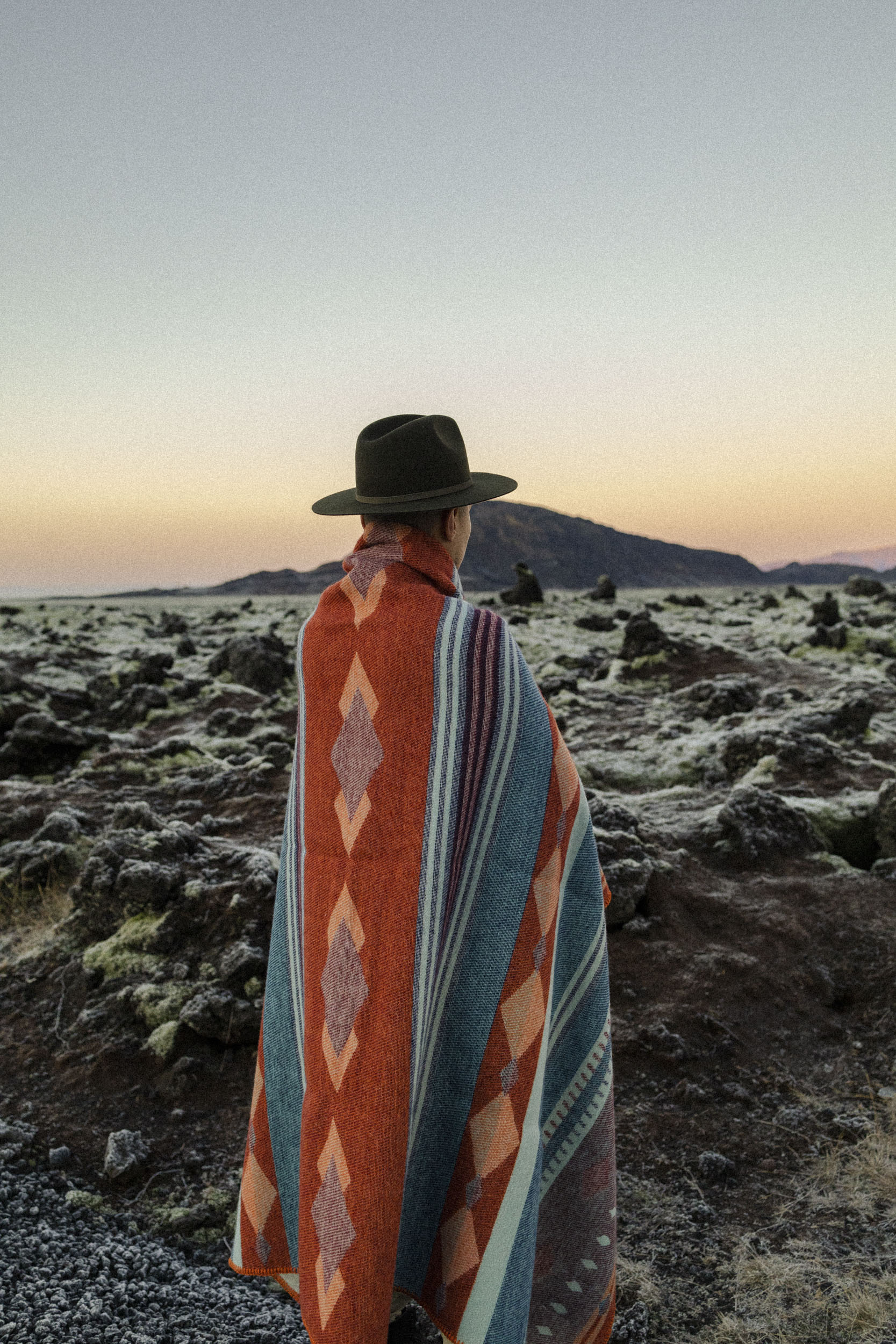 Peru Wool Blanket Brown