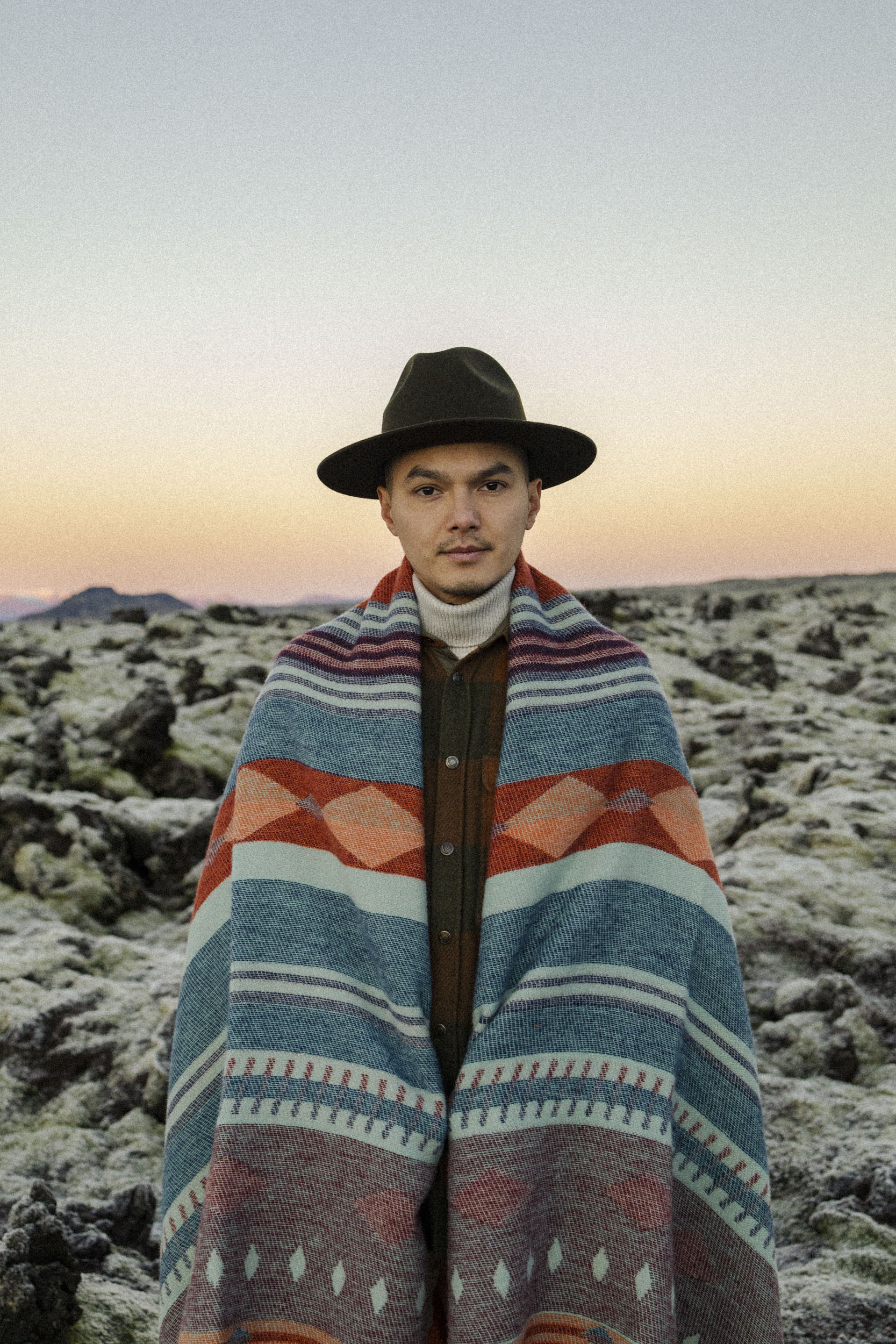 Peru Wool Blanket Brown