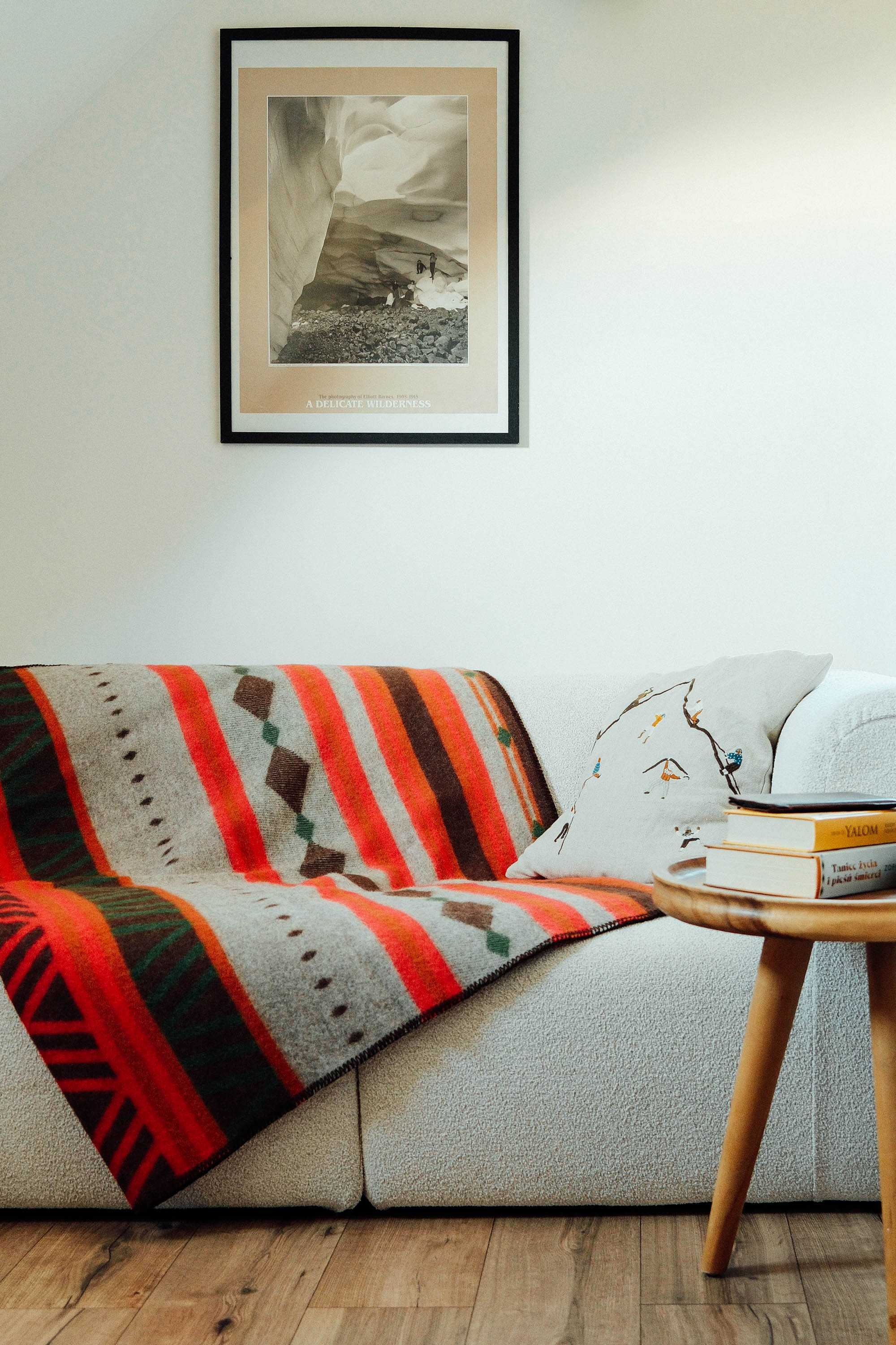 Koc wełniany Chili Red