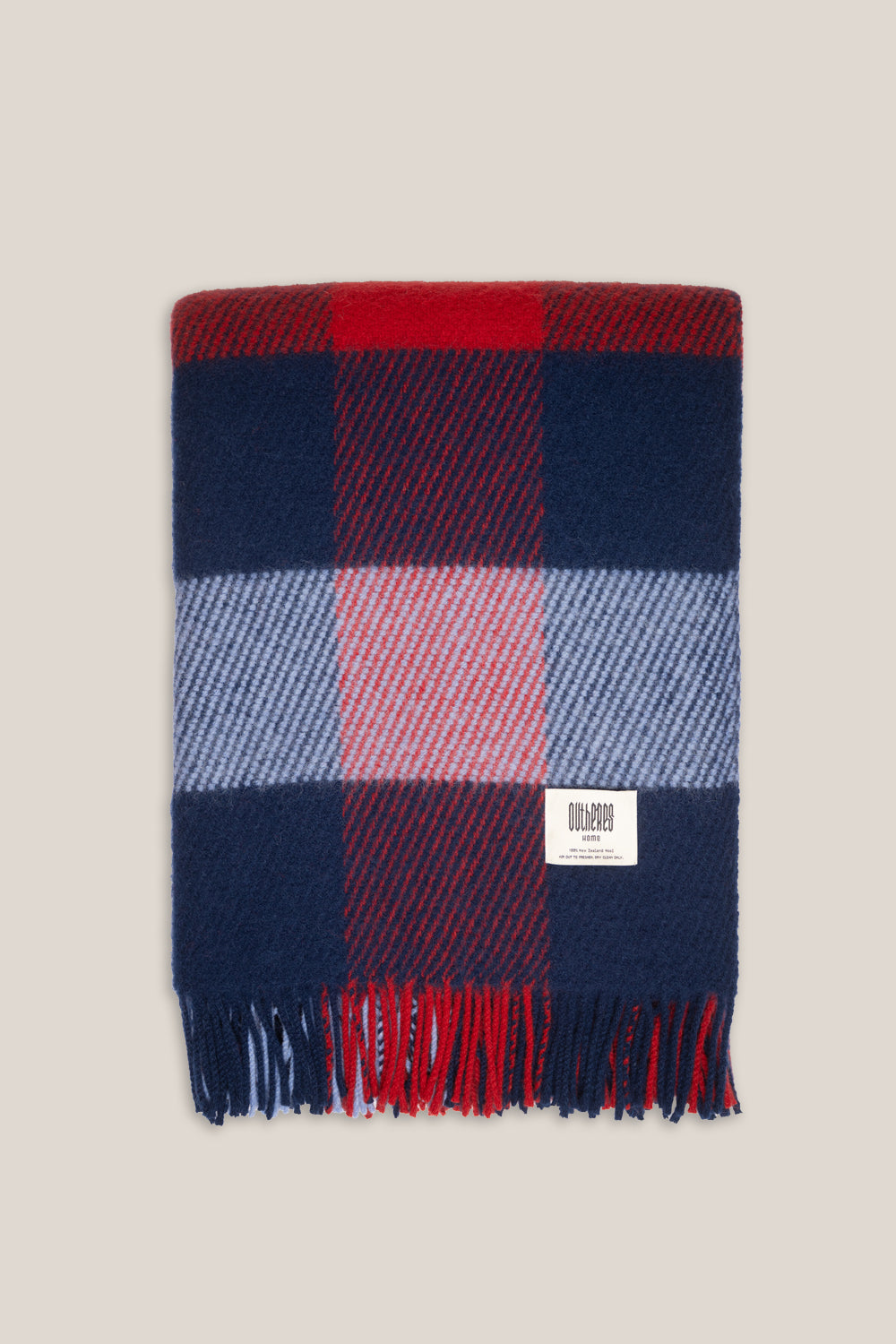 Koc wełniany w kratę Shelter Legend