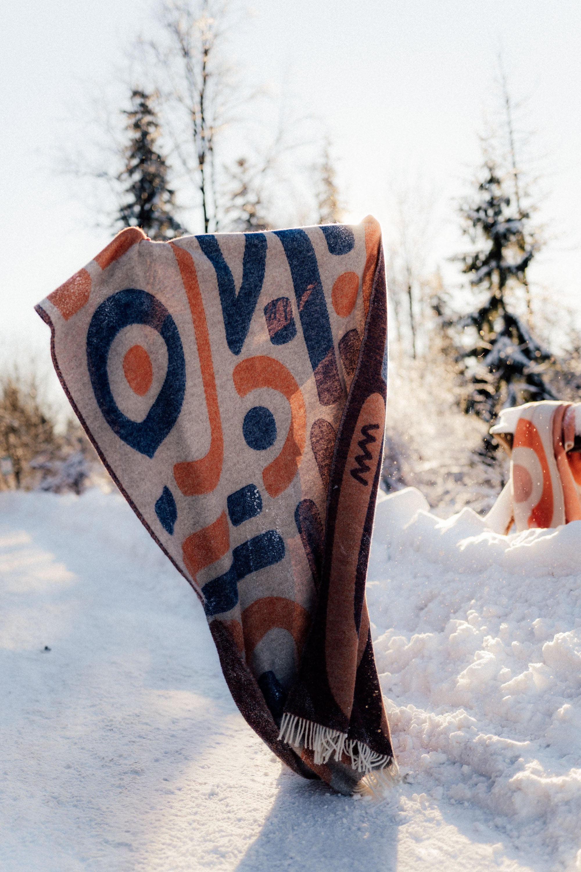 Koc wełniany SURF INC Gray