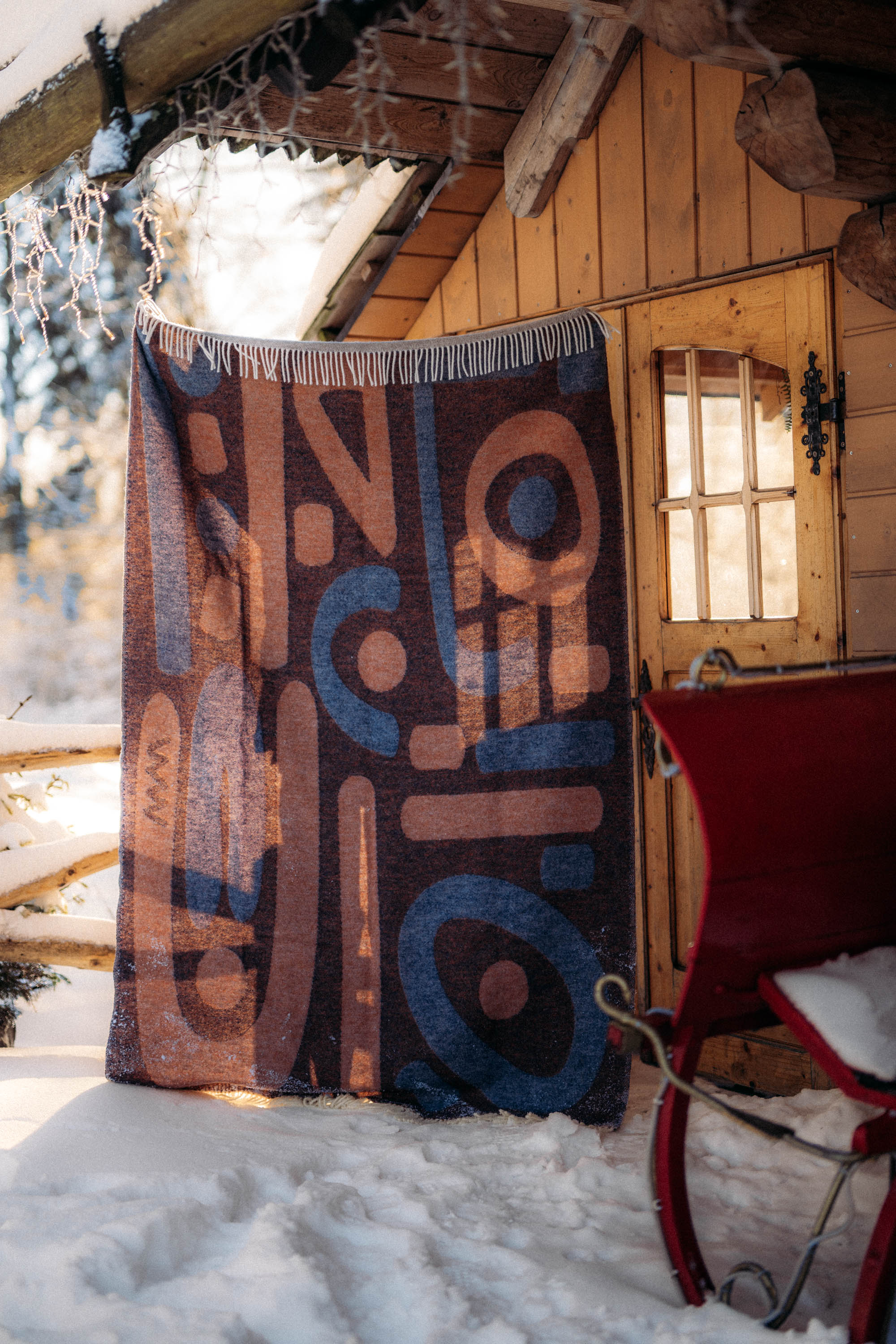 Koc wełniany SURF INC Gray