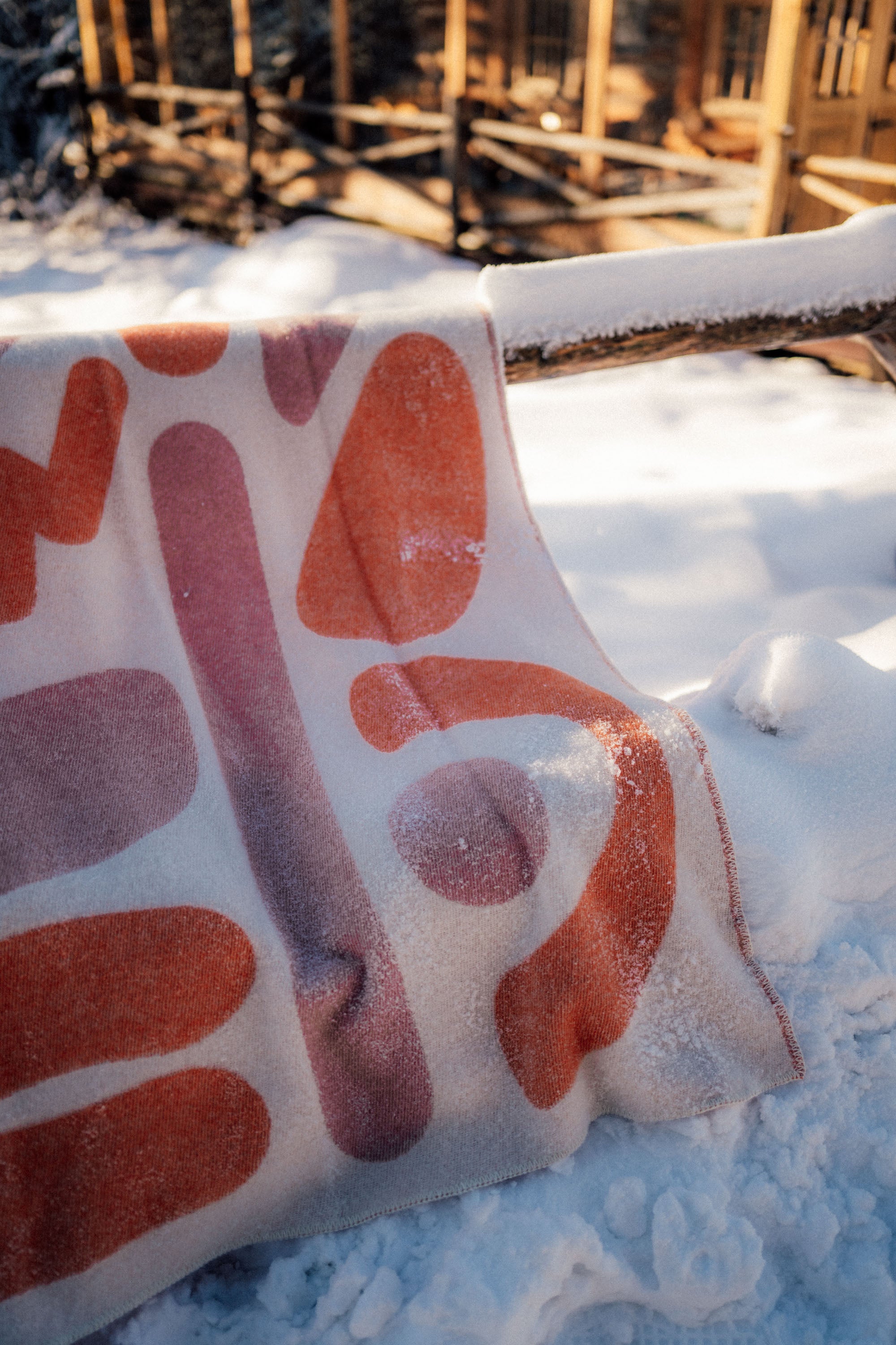 Koc wełniany SURF INC Vintage White