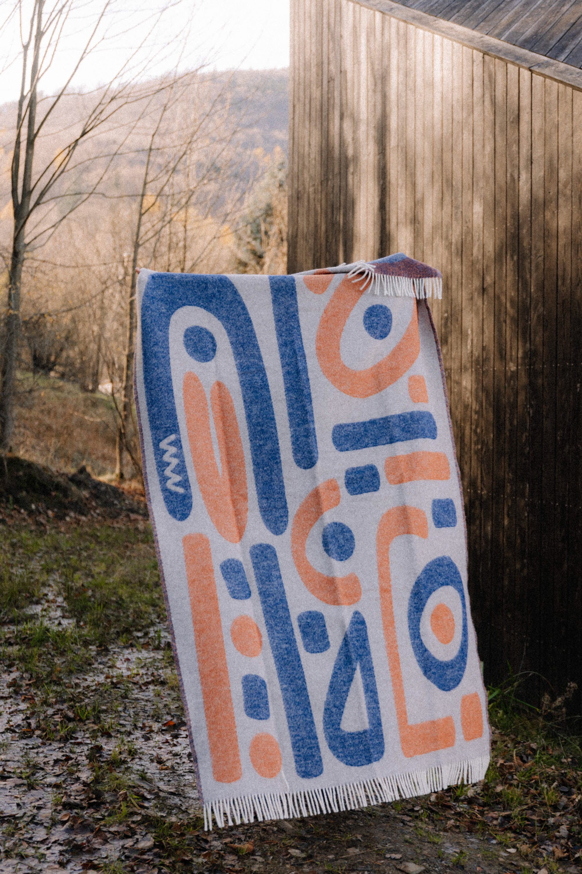 Peru Wool Blanket Brown