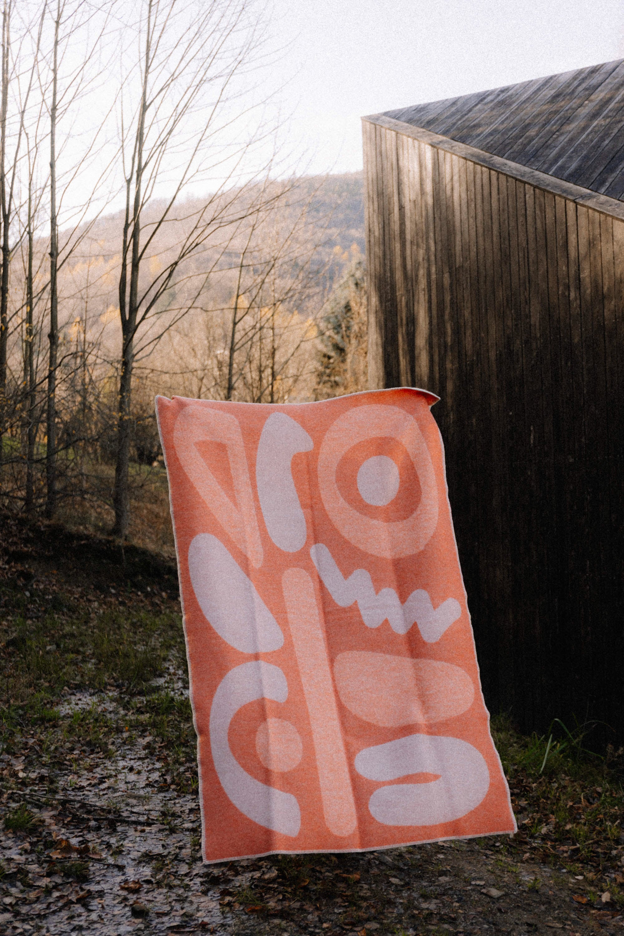 Peru Wool Blanket Brown