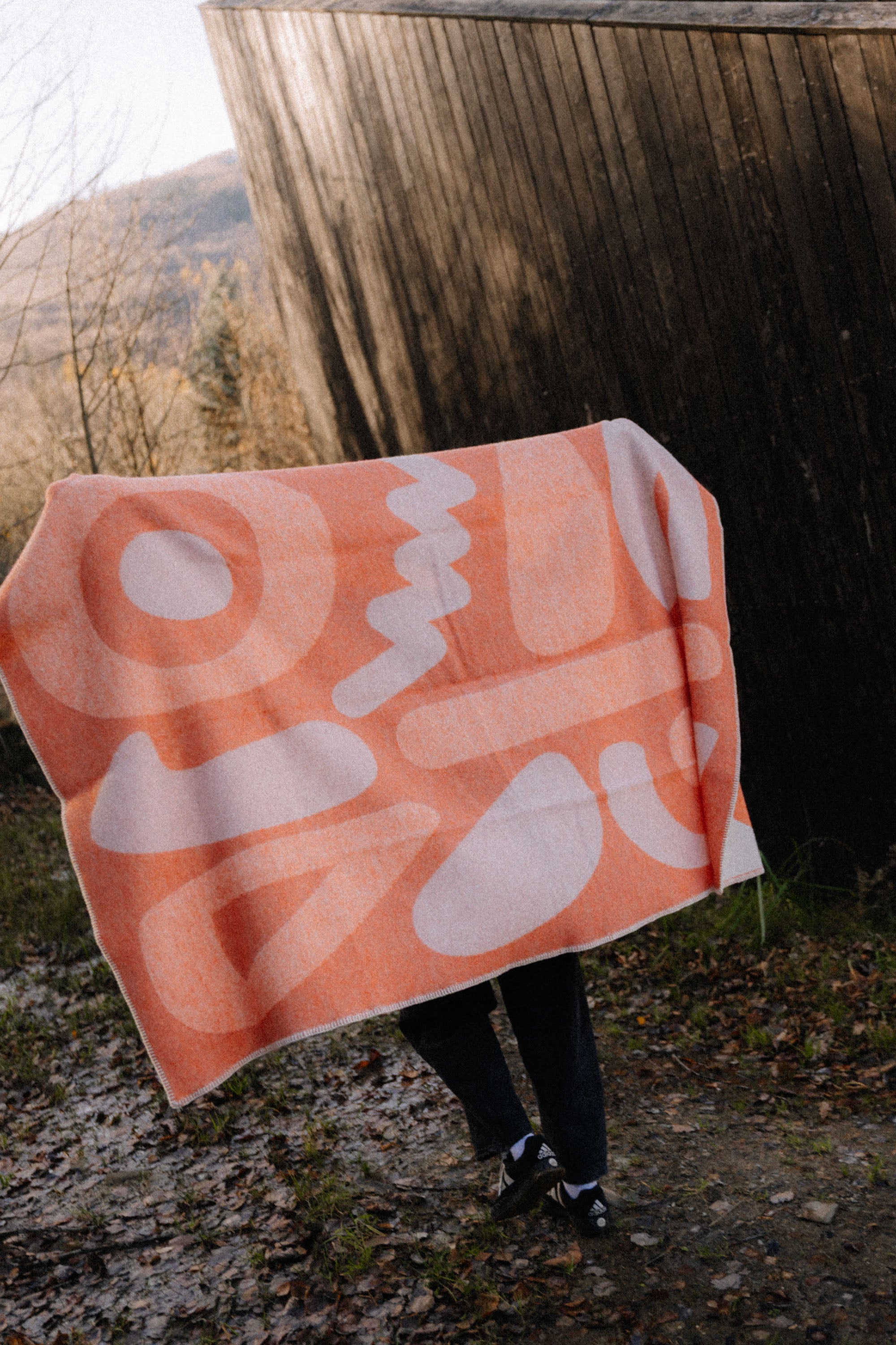 Peru Wool Blanket Brown