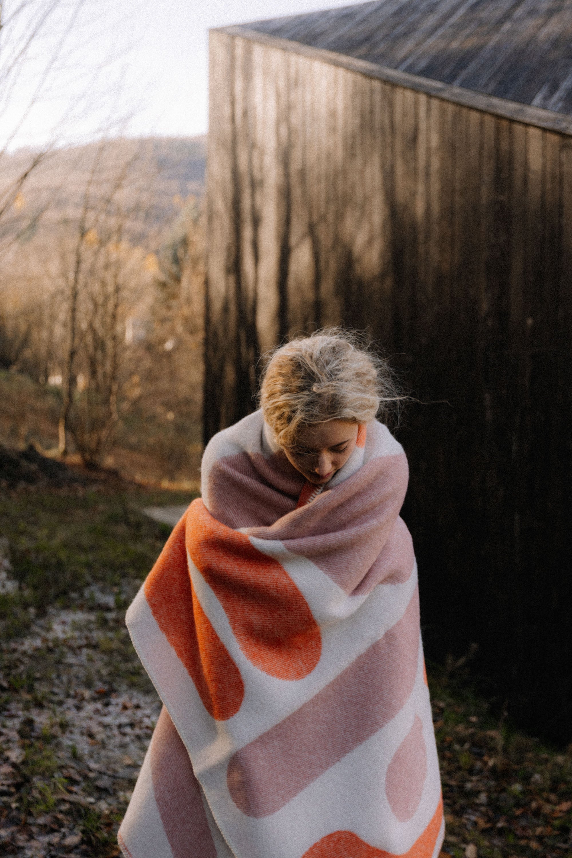Peru Wool Blanket Brown