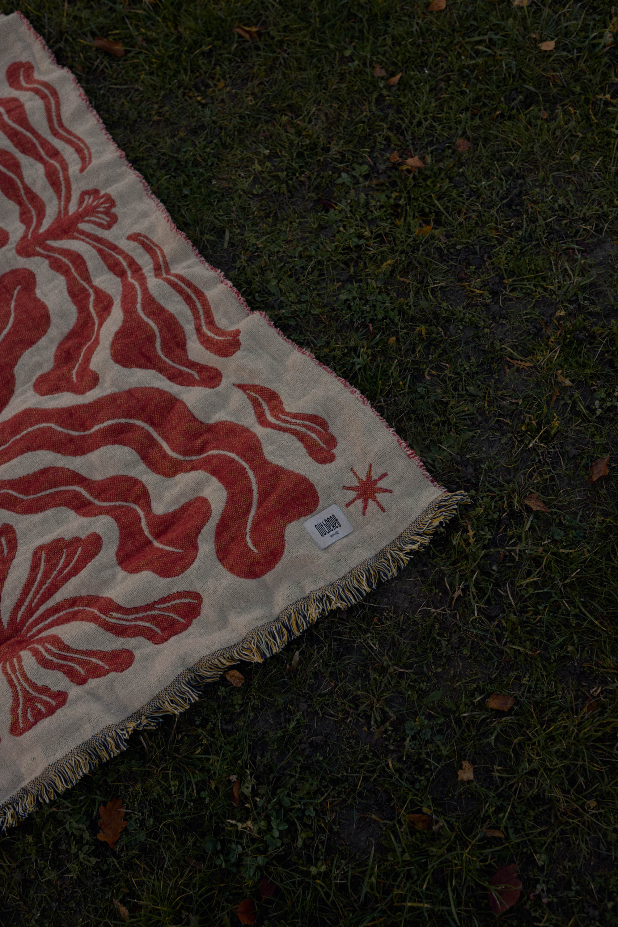 Koc bawełniany Mery Red