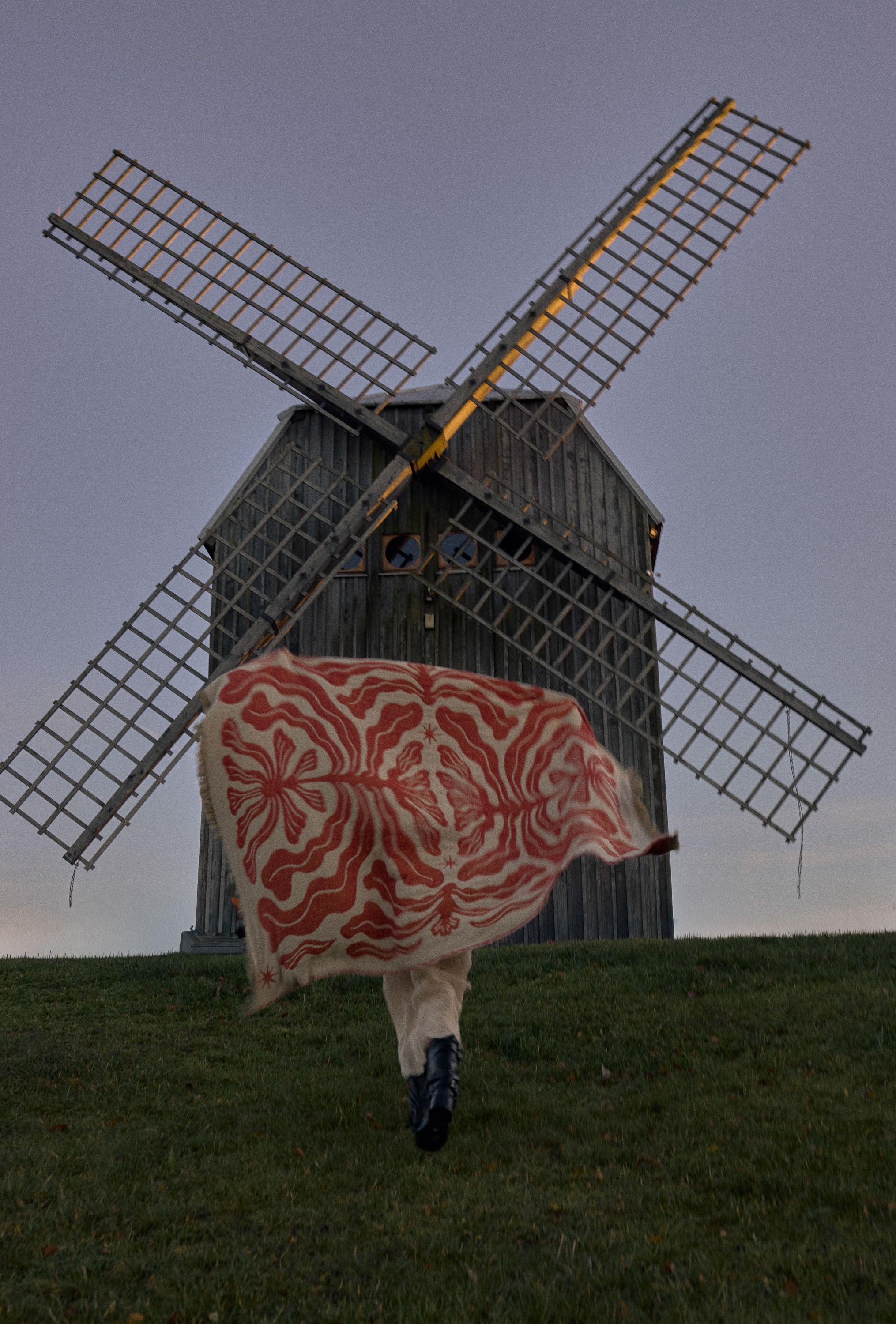 Koc bawełniany Mery Red