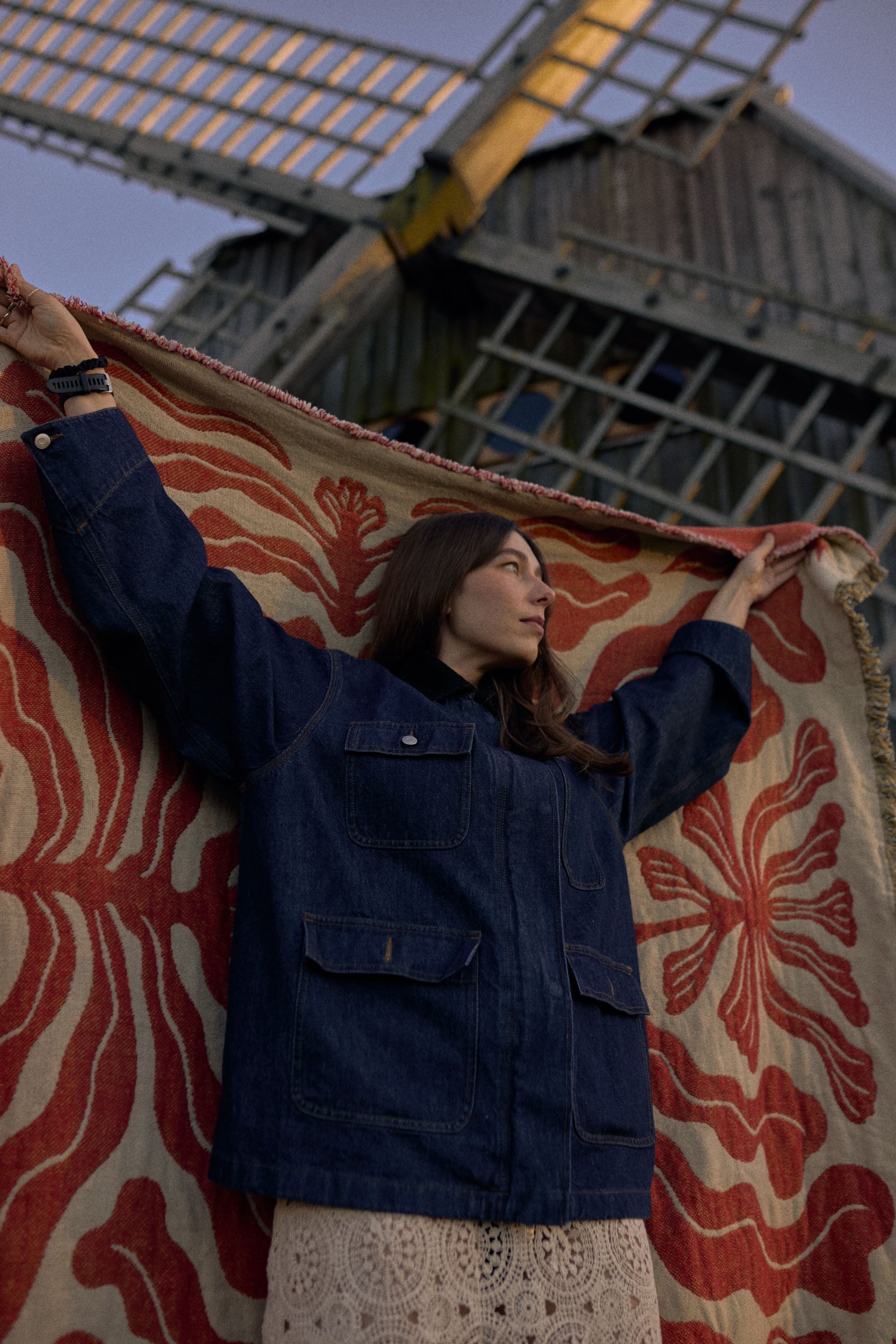 Koc bawełniany Mery Red