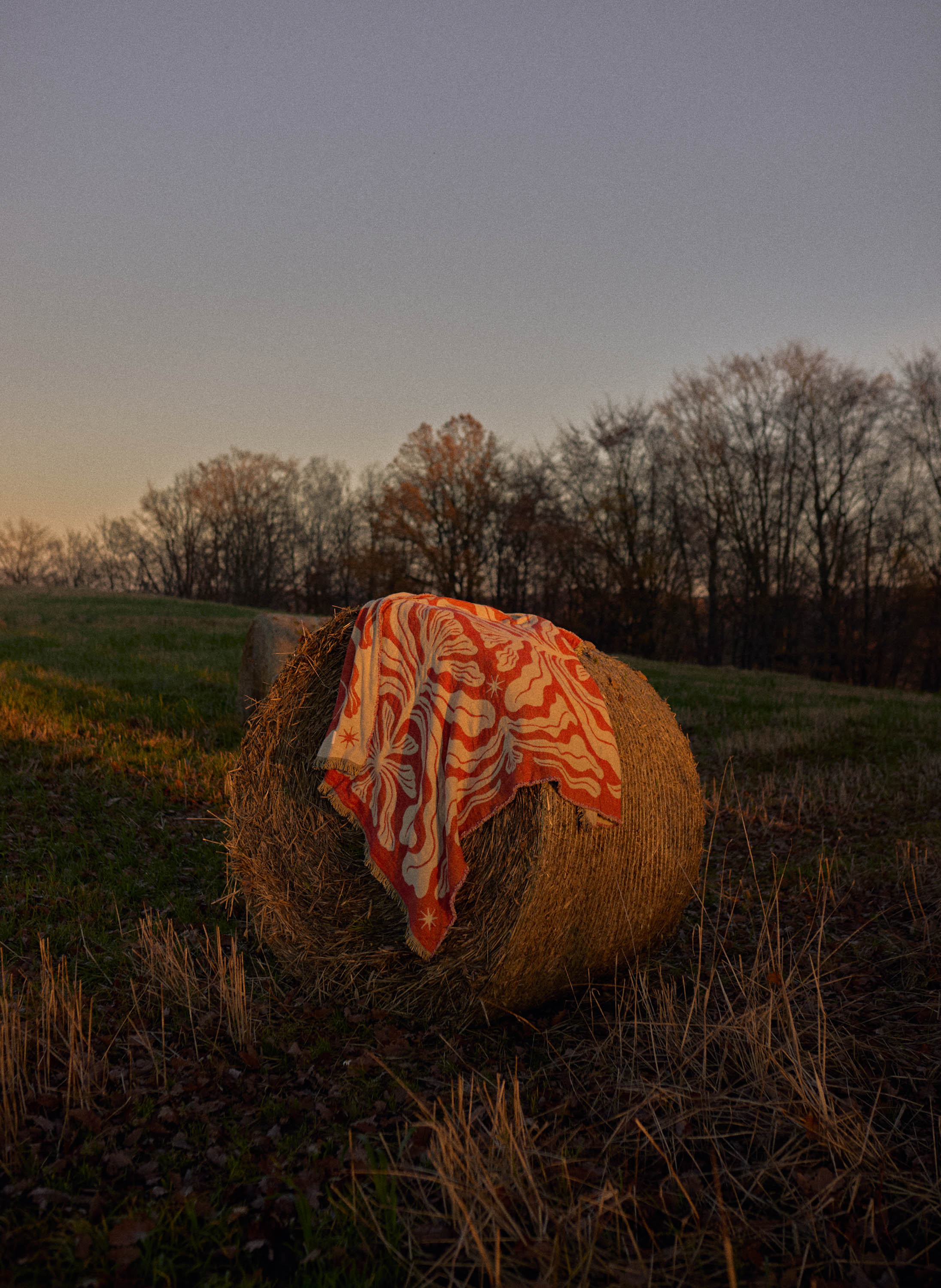 Koc bawełniany Mery Red