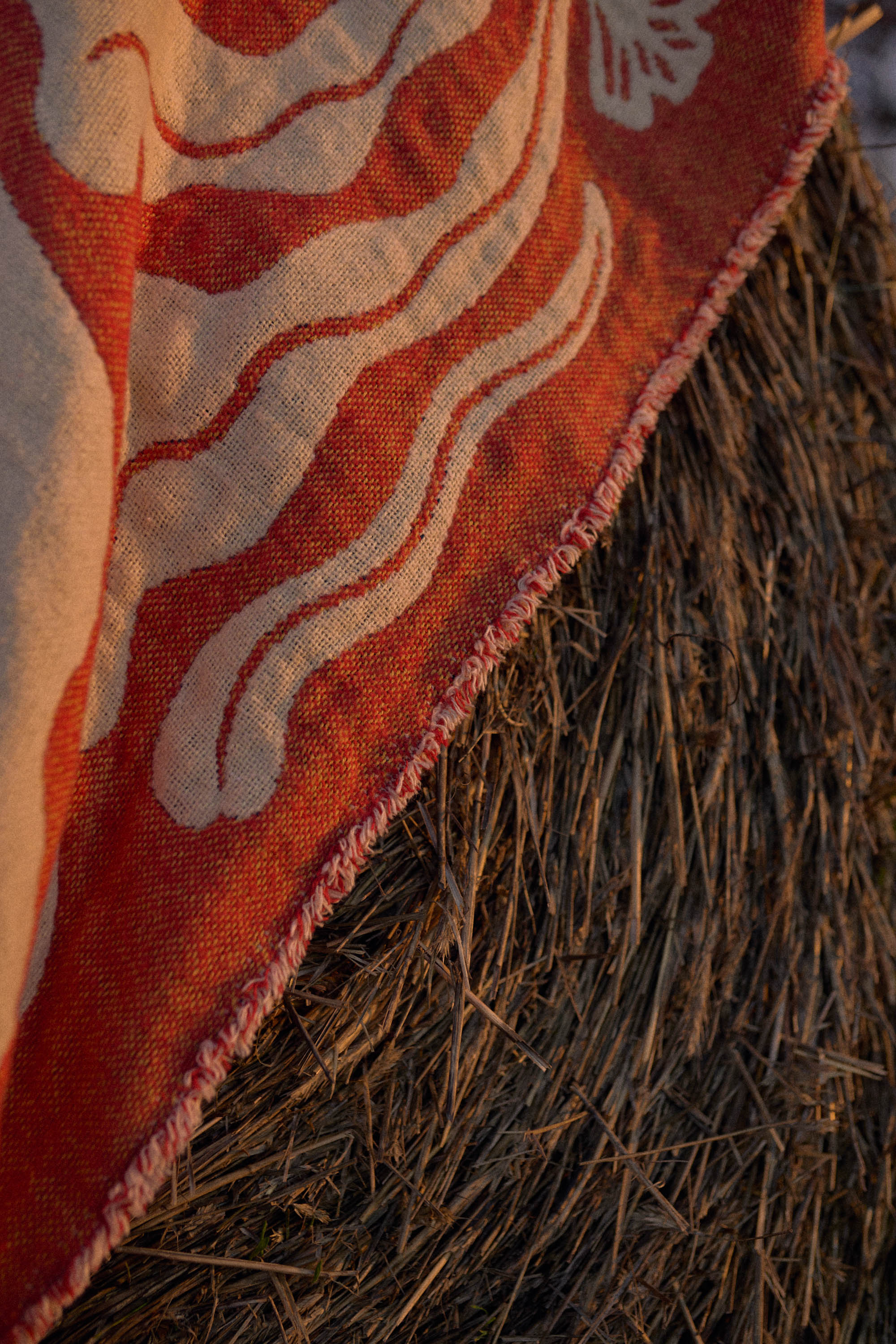 Koc bawełniany Mery Red