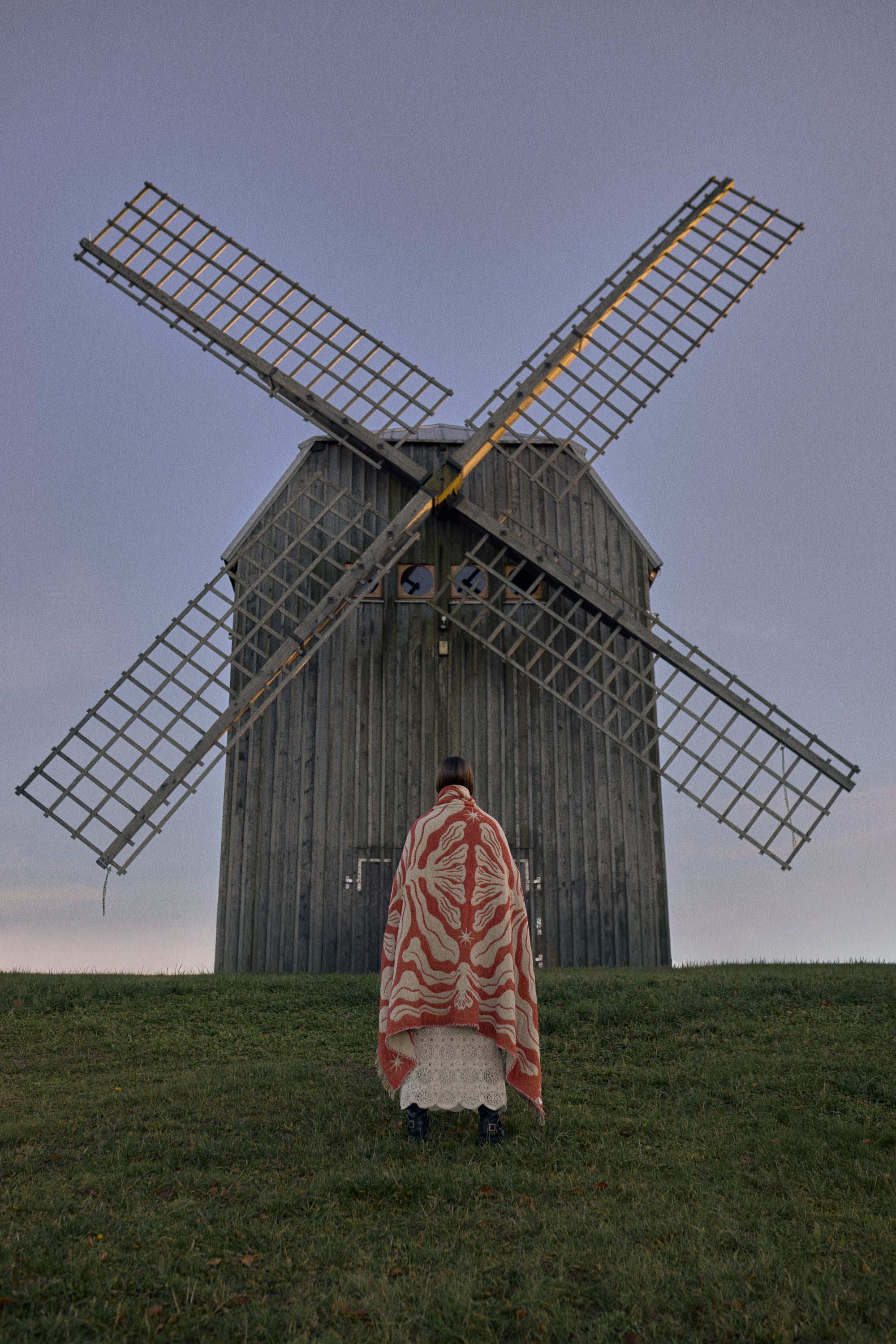 Koc bawełniany Mery Red