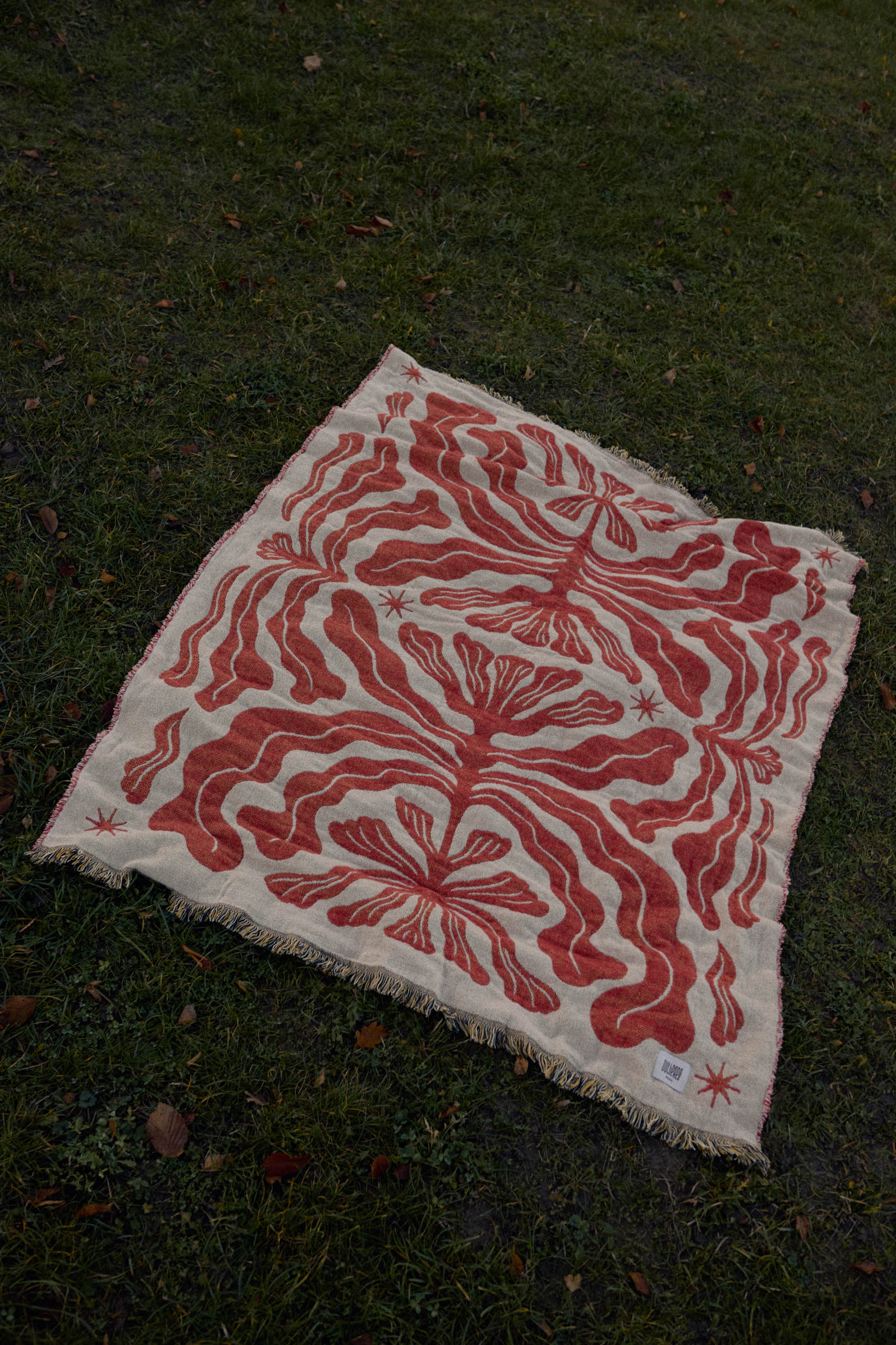 Koc bawełniany Mery Red