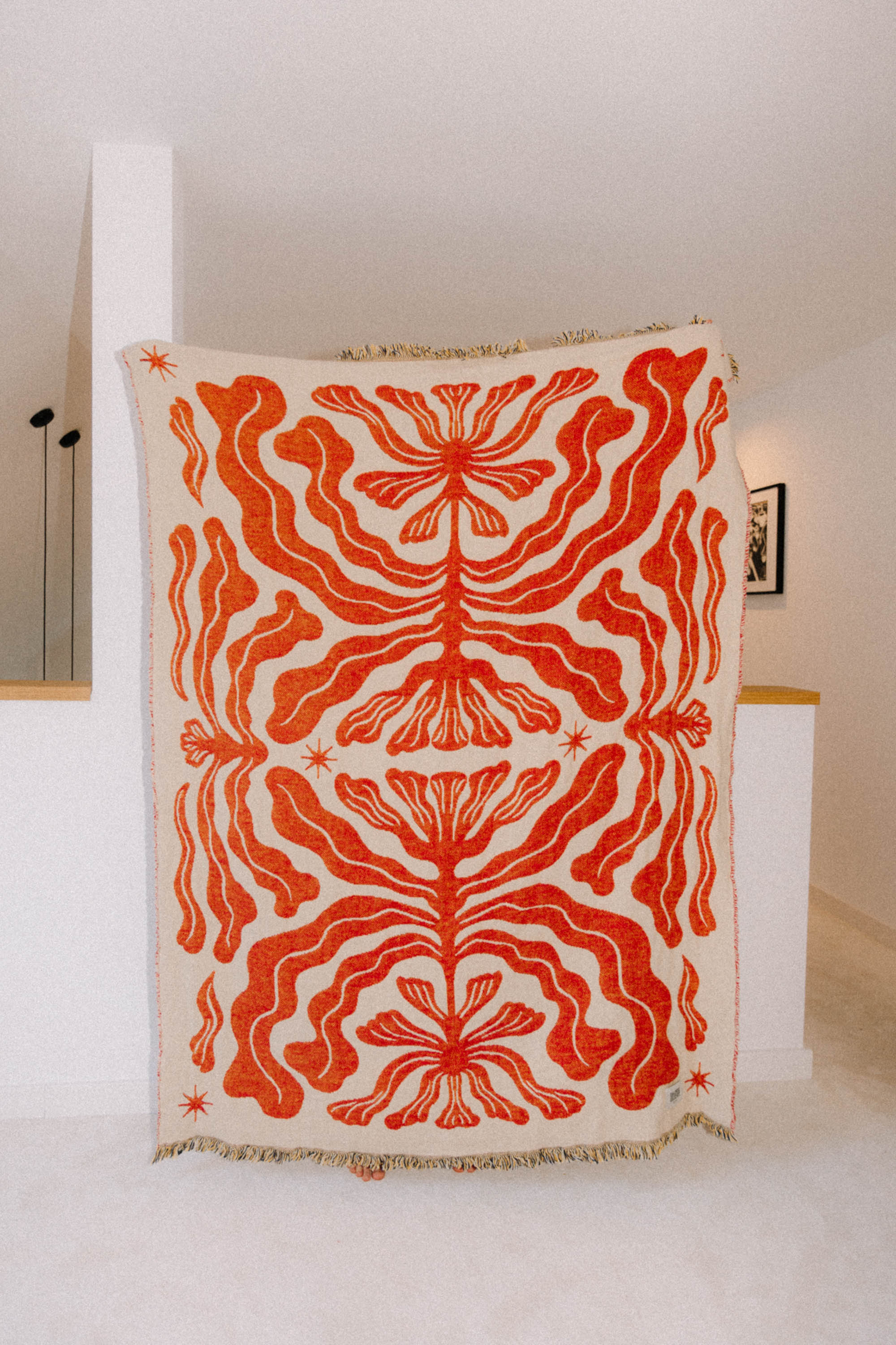 Koc bawełniany Mery Red