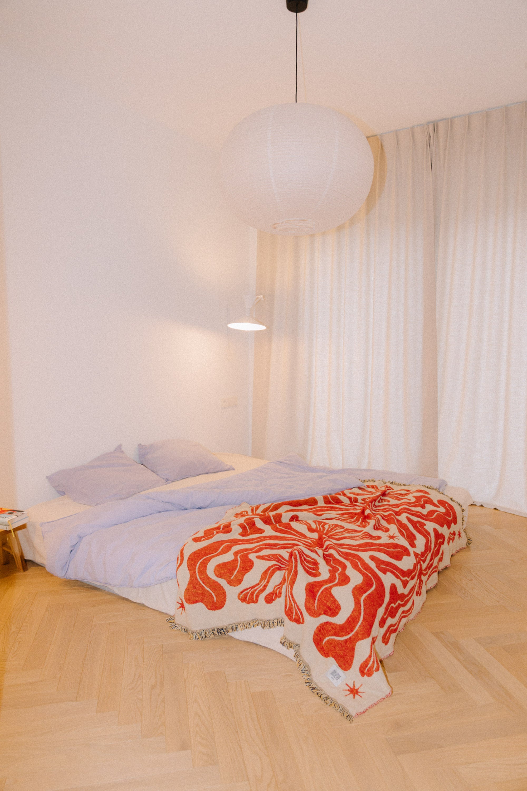 Koc bawełniany Mery Red