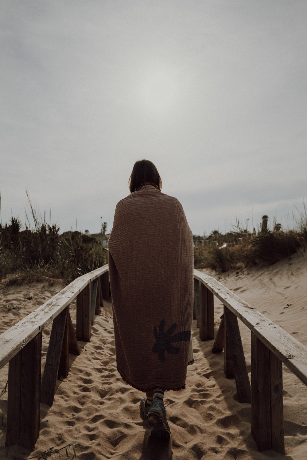 Koc plażowy Luz Brown