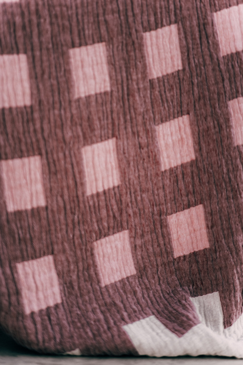Koc plażowy Window Cream Pink