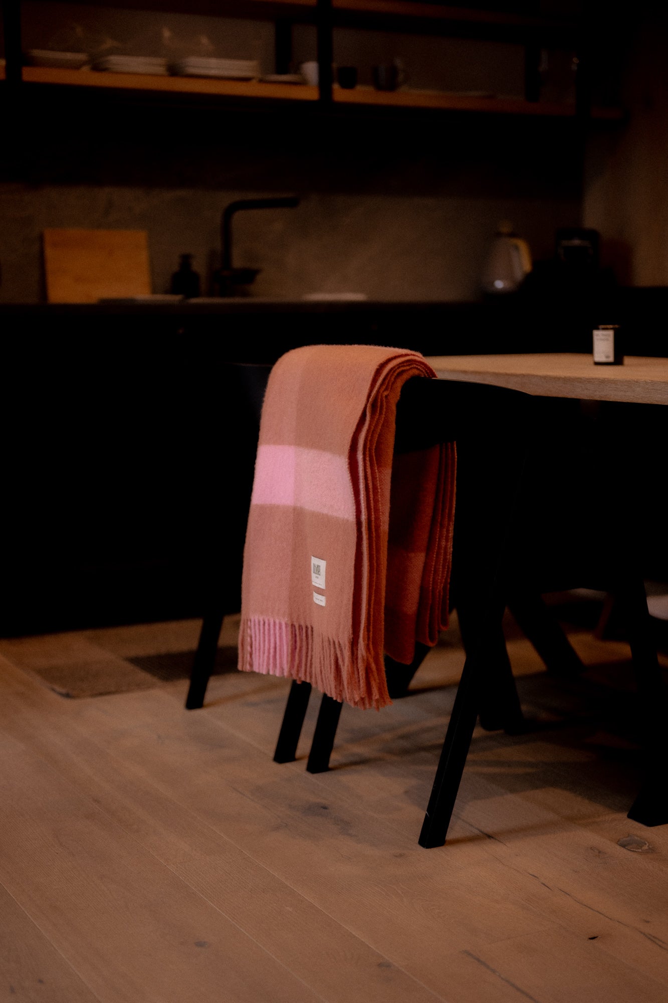 Koc wełniany Soft Wool Rose Pink