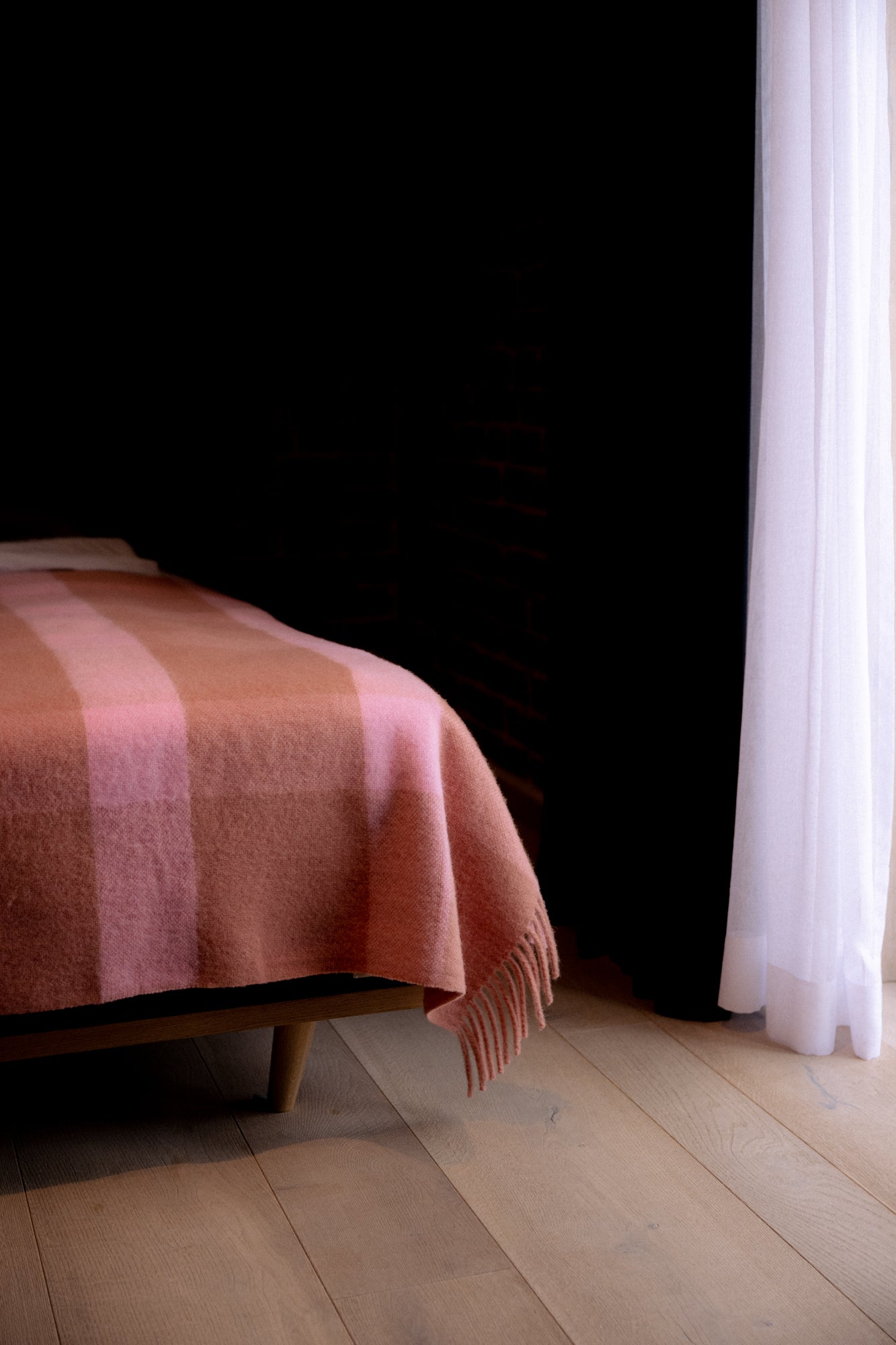 Koc wełniany Soft Wool Rose Pink