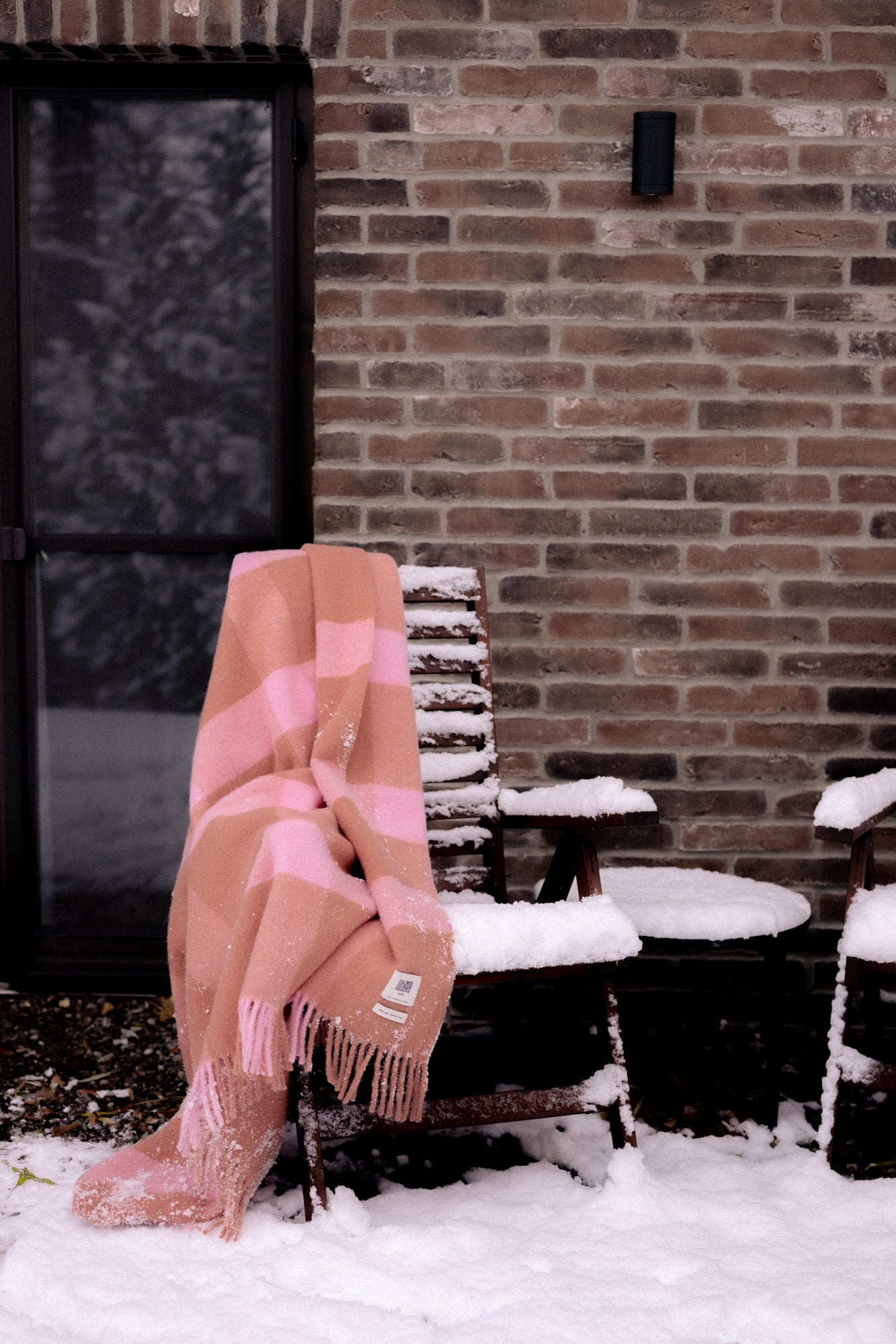 Koc wełniany Soft Wool Rose Pink